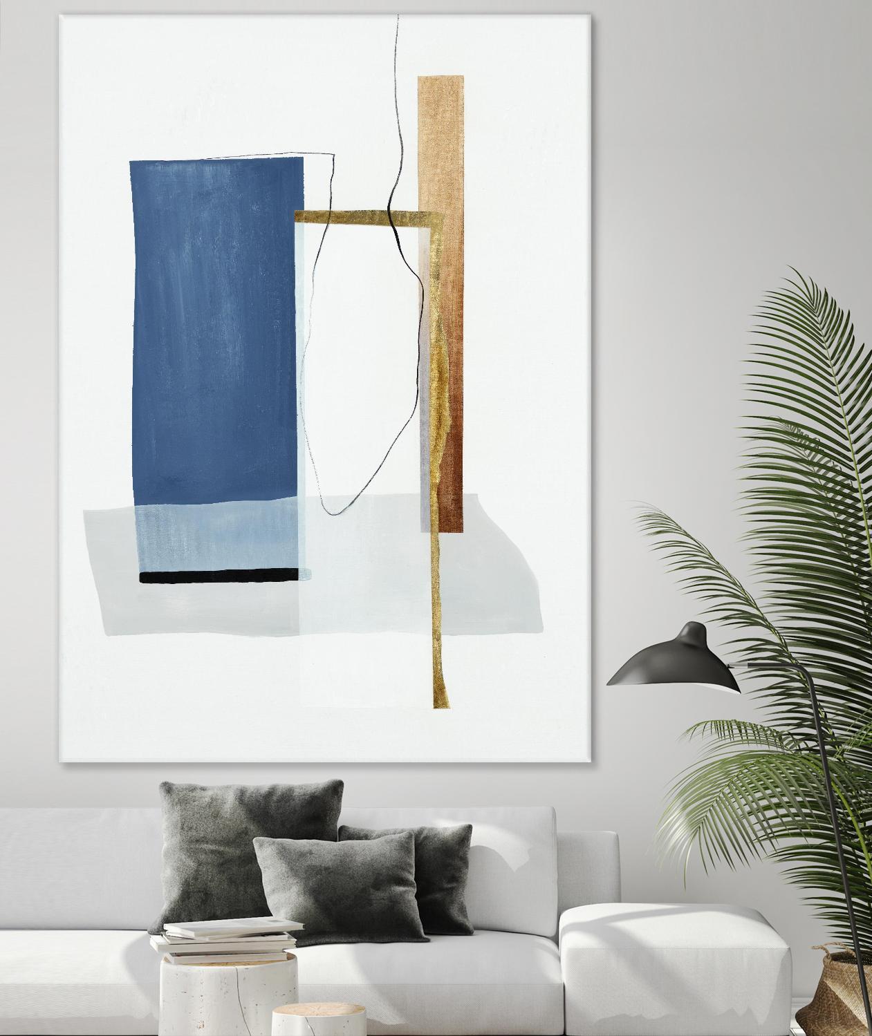 Setting Early II by Daleno Art on GIANT ART - gold abstract abstrait