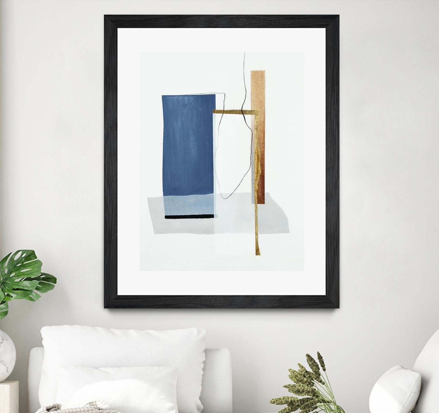 Setting Early II by Daleno Art on GIANT ART - gold abstract abstrait