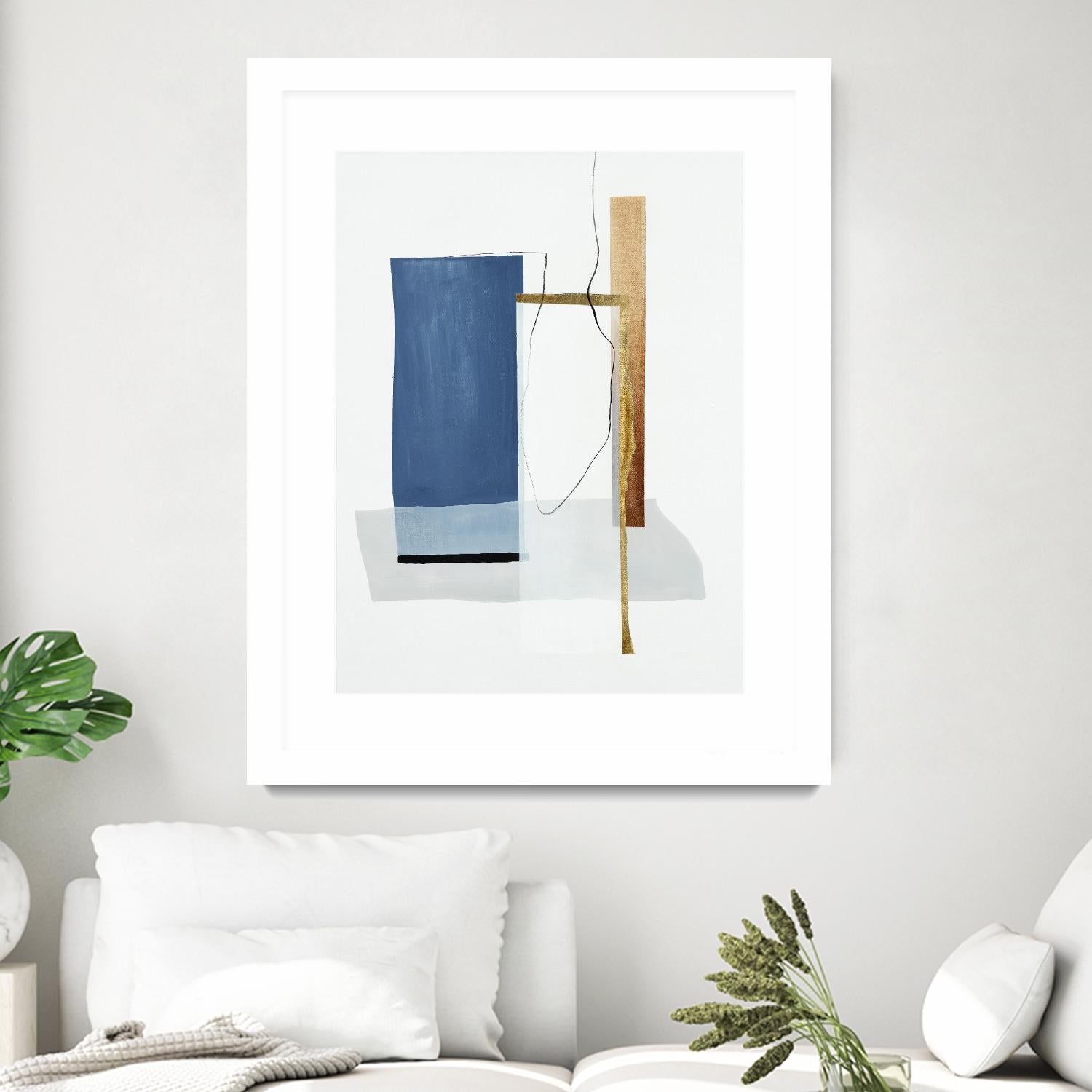 Setting Early II by Daleno Art on GIANT ART - gold abstract abstrait