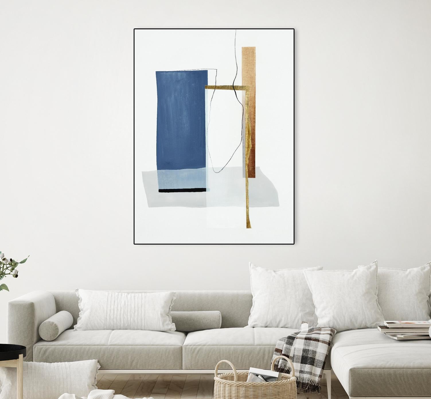 Setting Early II by Daleno Art on GIANT ART - gold abstract abstrait