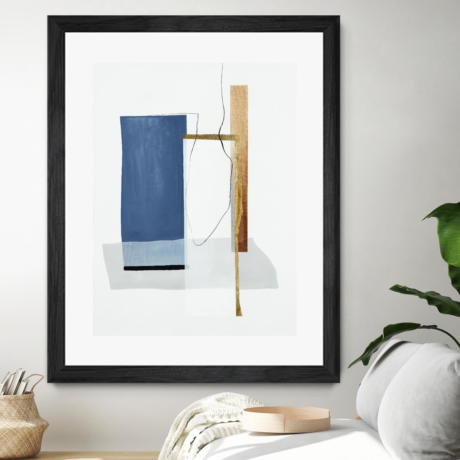 Setting Early II by Daleno Art on GIANT ART - gold abstract abstrait