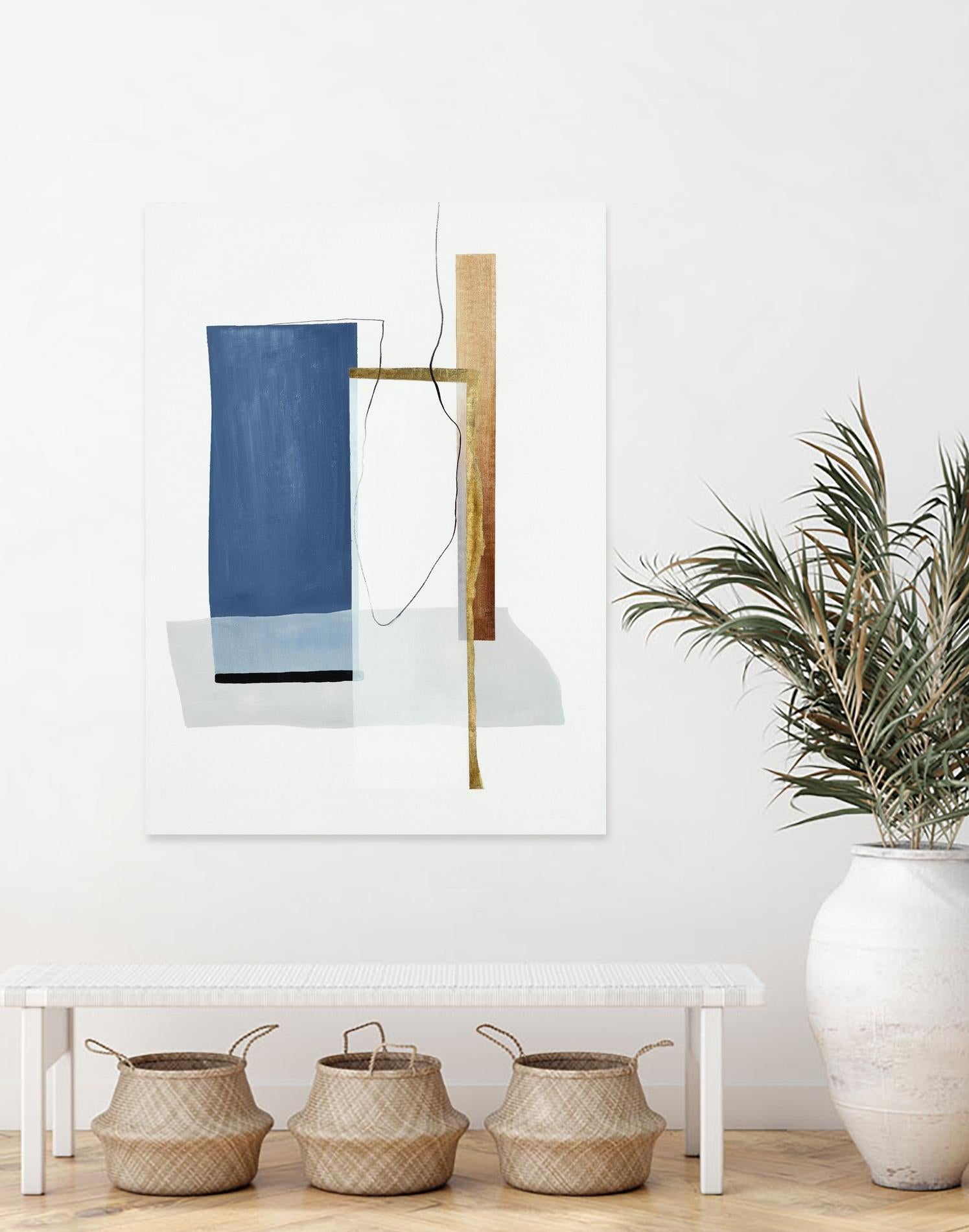 Setting Early II by Daleno Art on GIANT ART - gold abstract abstrait