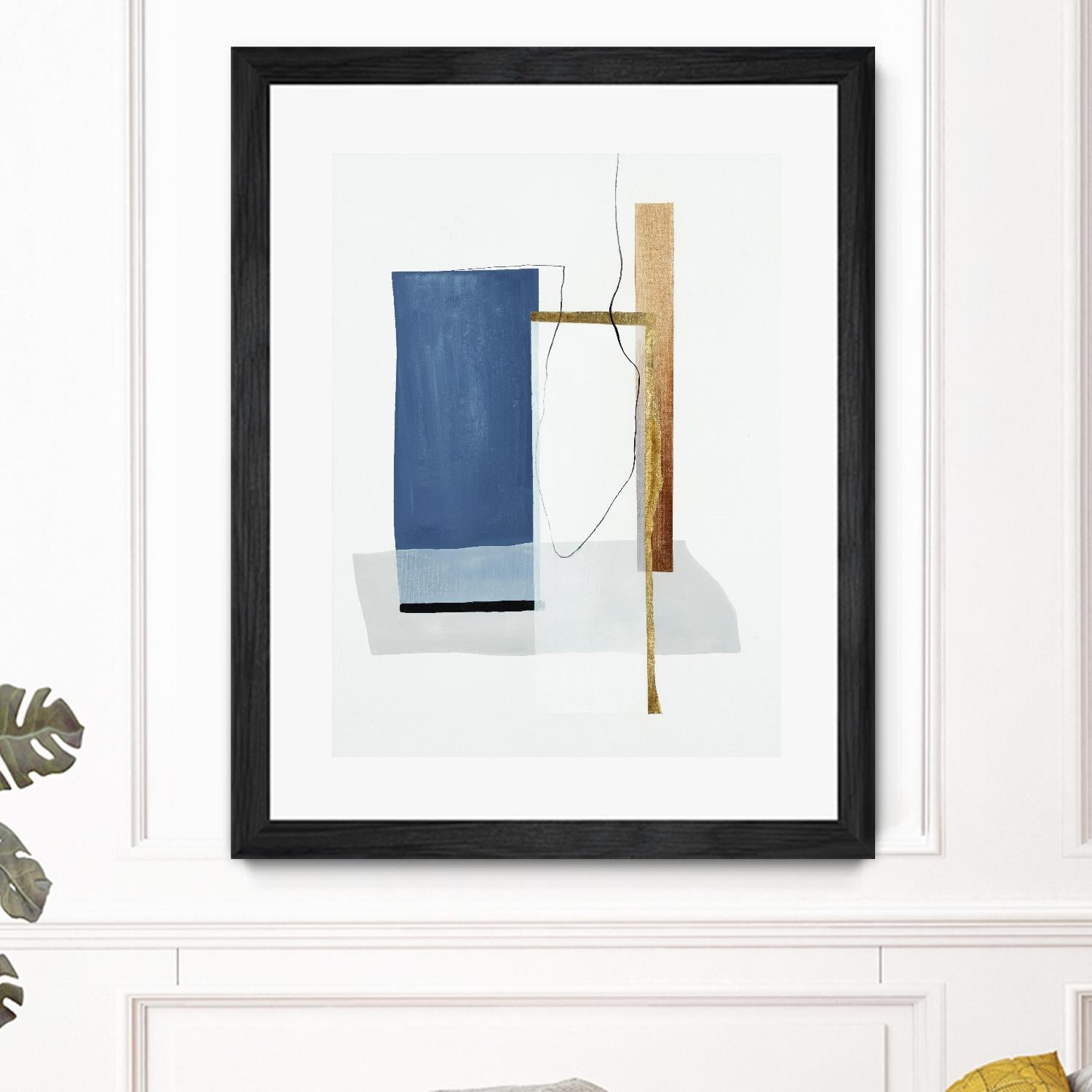 Setting Early II by Daleno Art on GIANT ART - gold abstract abstrait