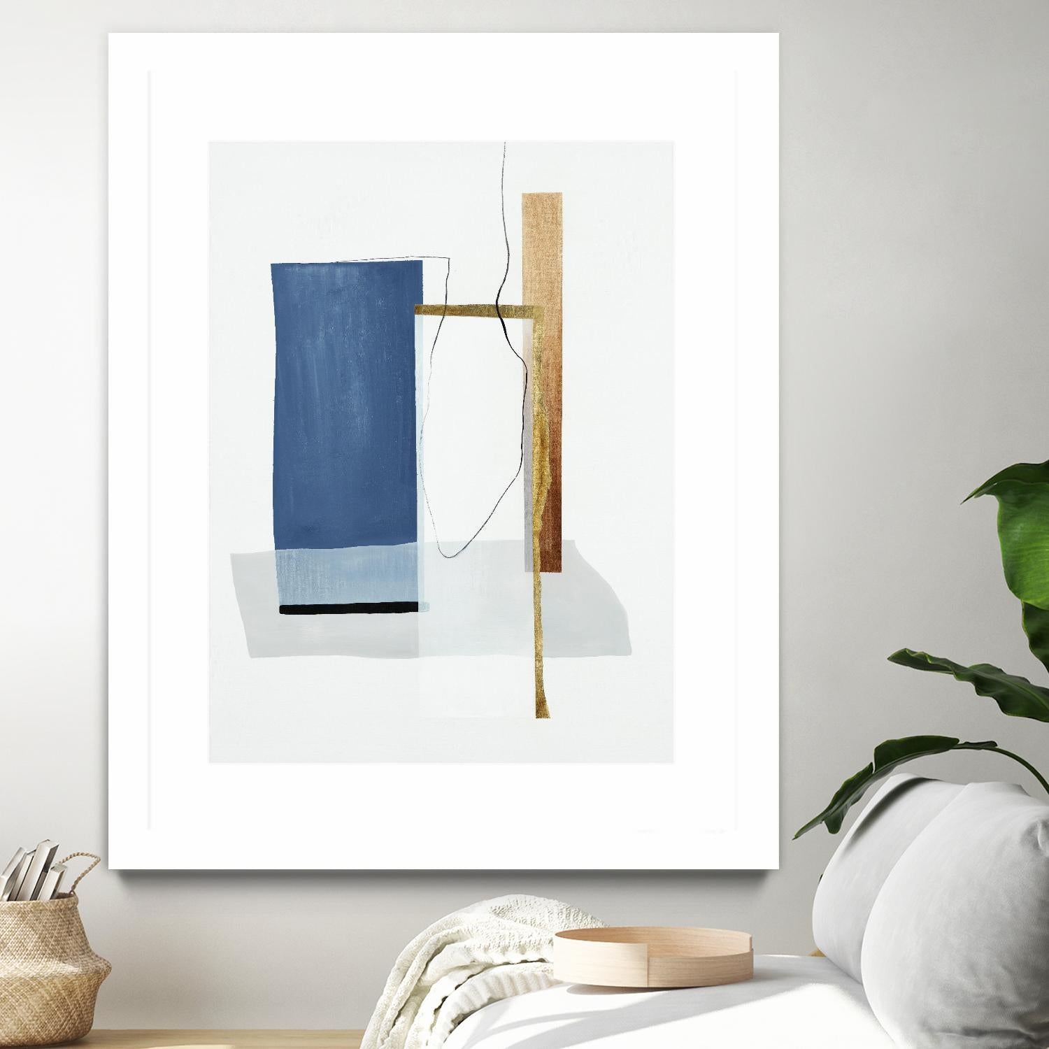 Setting Early II by Daleno Art on GIANT ART - gold abstract abstrait