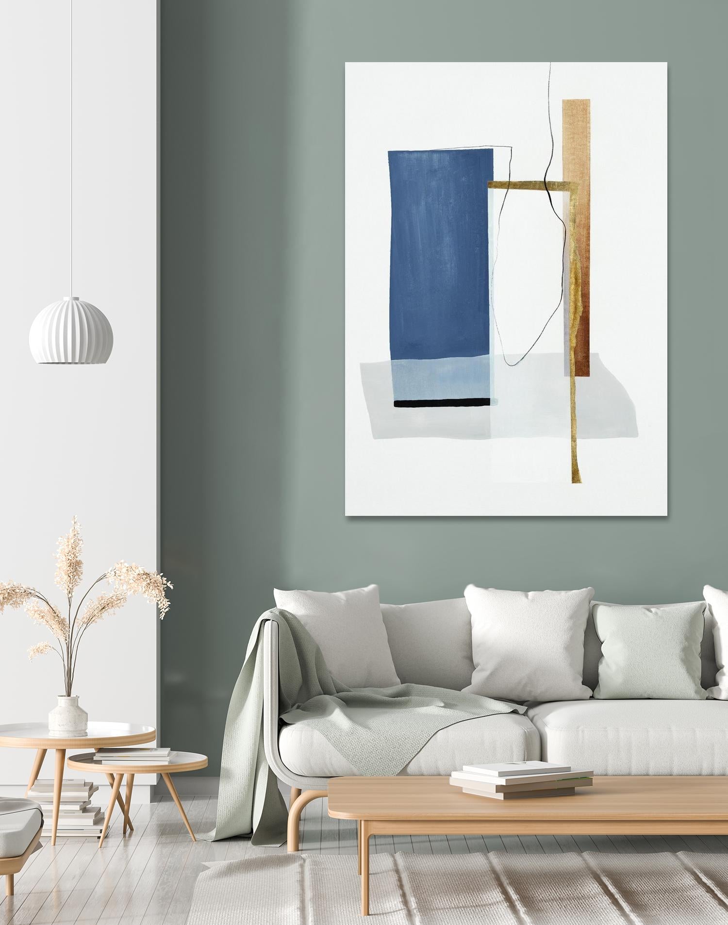 Setting Early II by Daleno Art on GIANT ART - gold abstract abstrait