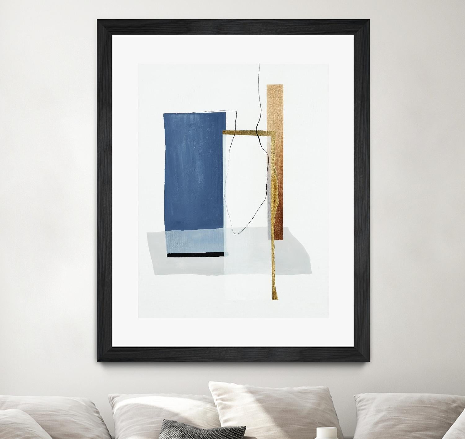 Setting Early II by Daleno Art on GIANT ART - gold abstract abstrait