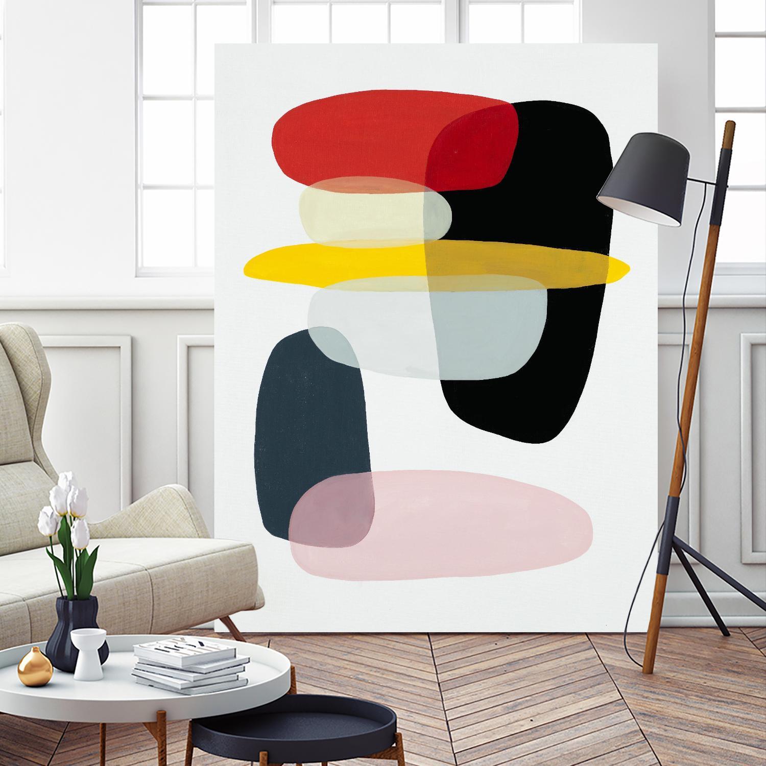 Joy and Pop I by Daleno Art on GIANT ART - abstract