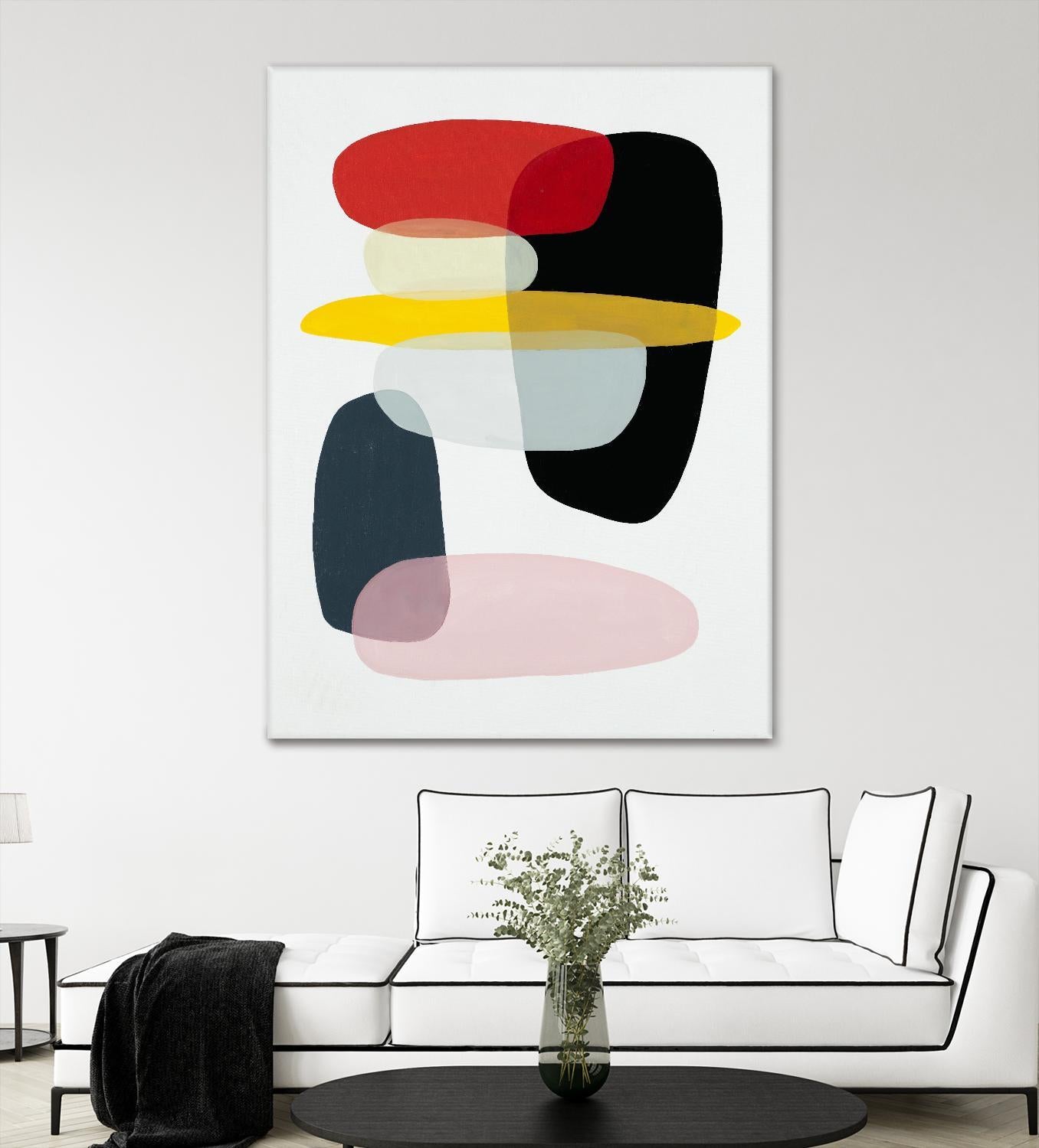 Joy and Pop I by Daleno Art on GIANT ART - abstract