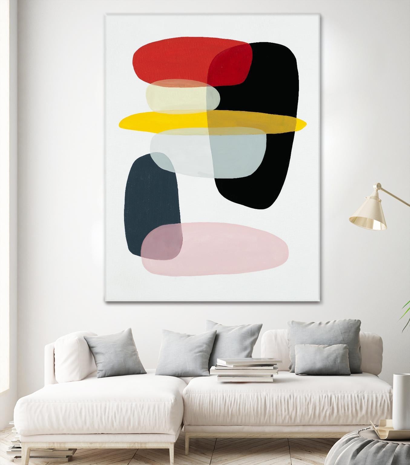 Joy and Pop I by Daleno Art on GIANT ART - abstract