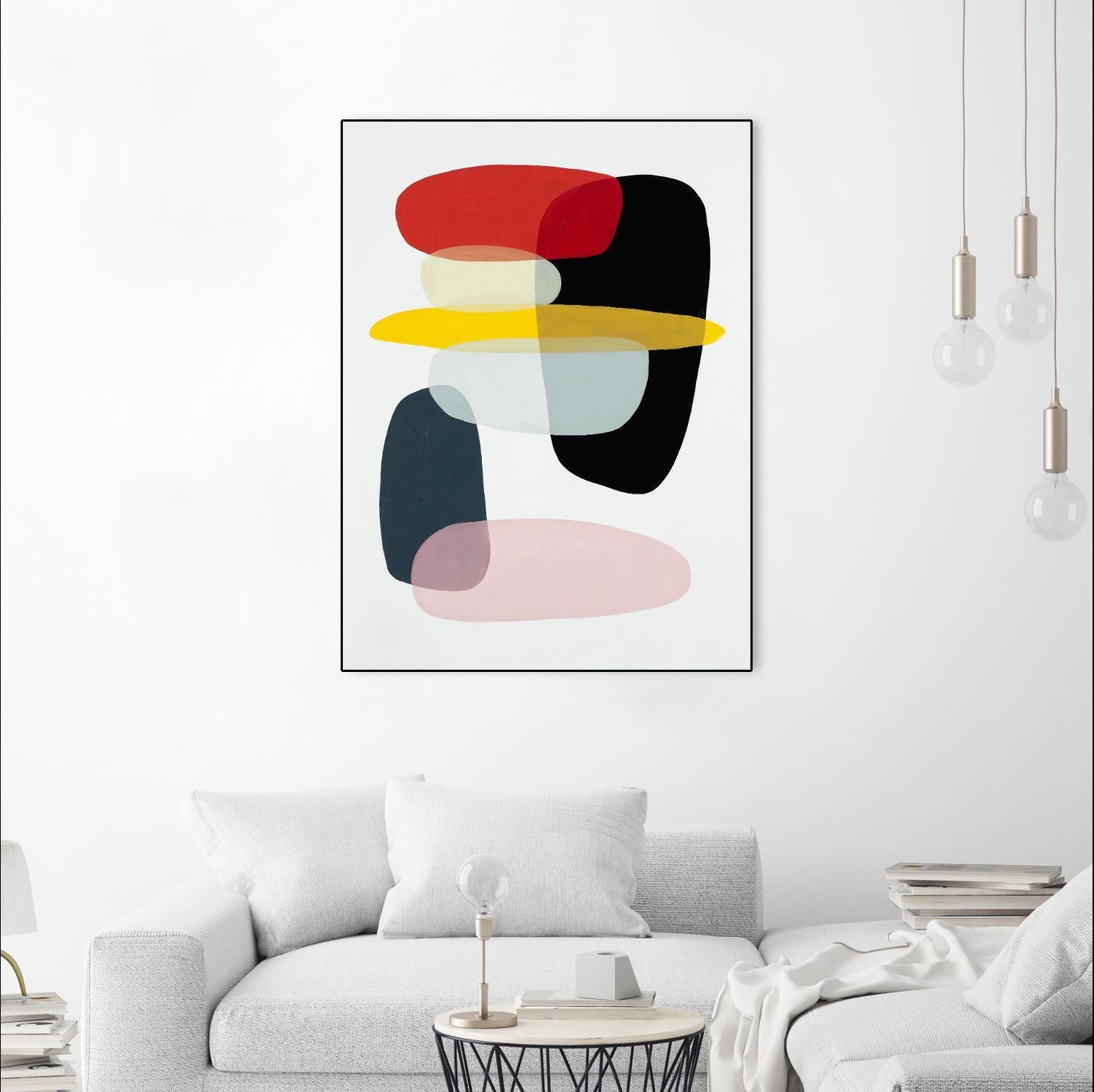 Joy and Pop I by Daleno Art on GIANT ART - abstract