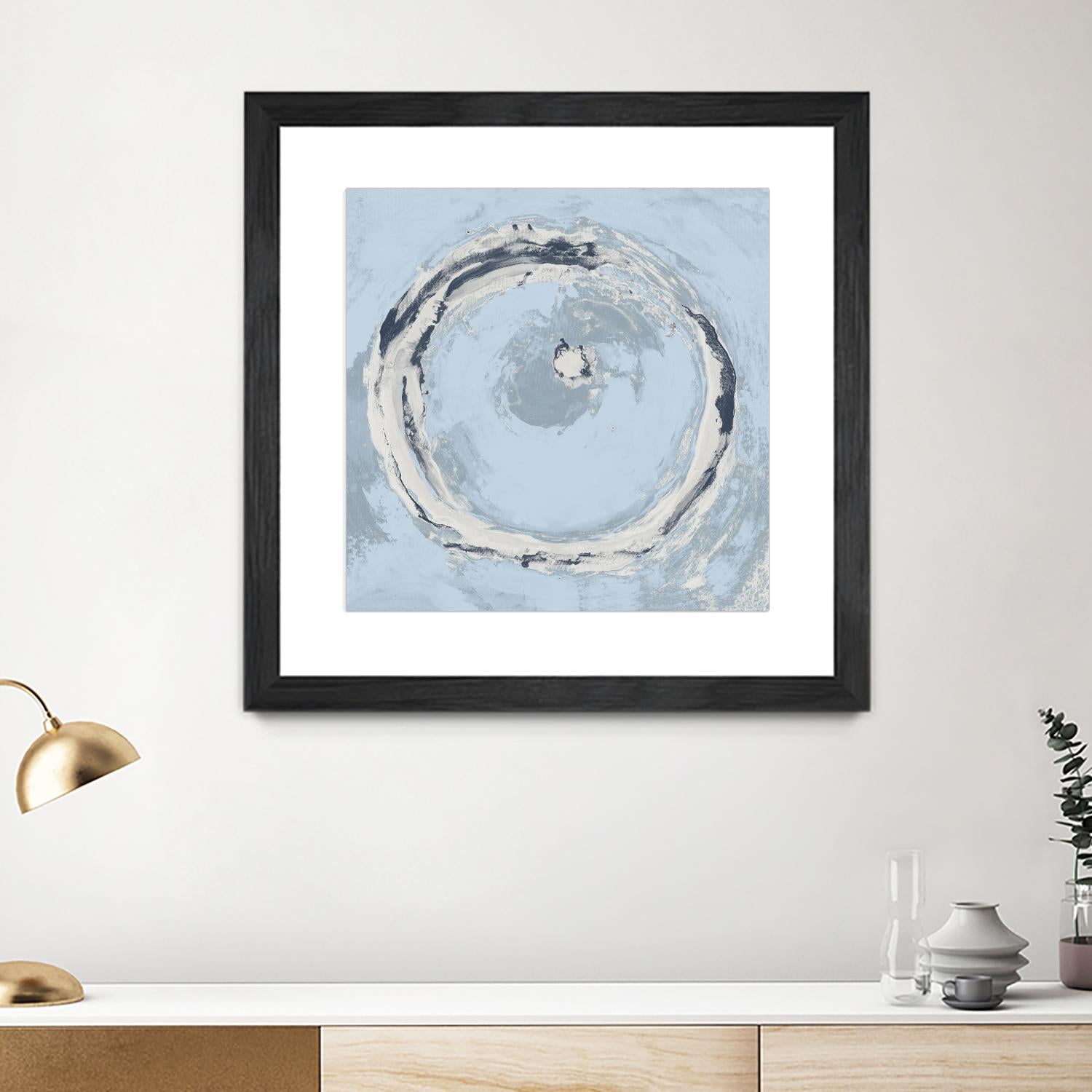 The Calm Before II by Daleno Art on GIANT ART - blue abstract abstrait