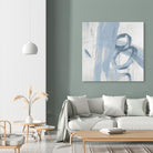 Twice Over IX by Daleno Art on GIANT ART - blue abstract abstrait