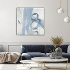Twice Over IX by Daleno Art on GIANT ART - blue abstract abstrait