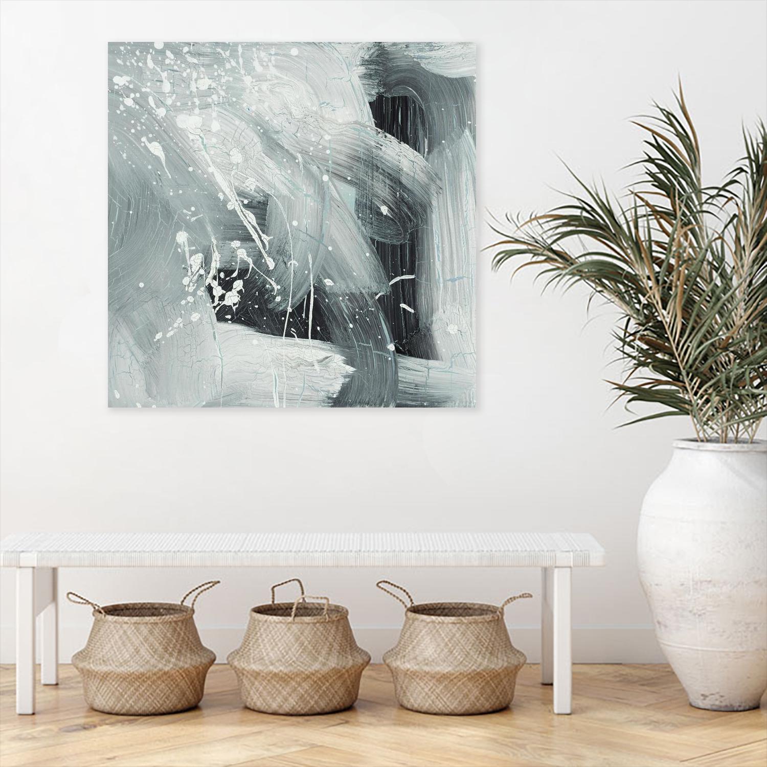 Petrify IX by Daleno Art on GIANT ART - blue abstract abstract