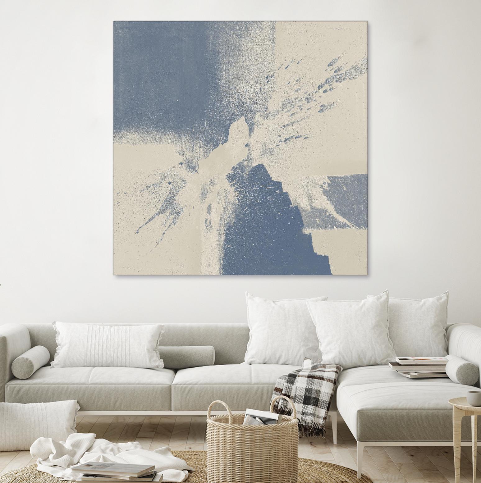 Cool Fury I by Daleno Art on GIANT ART - blue abstract abstrait