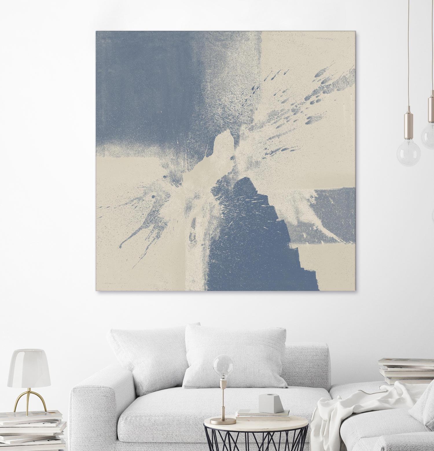 Cool Fury I by Daleno Art on GIANT ART - blue abstract abstrait