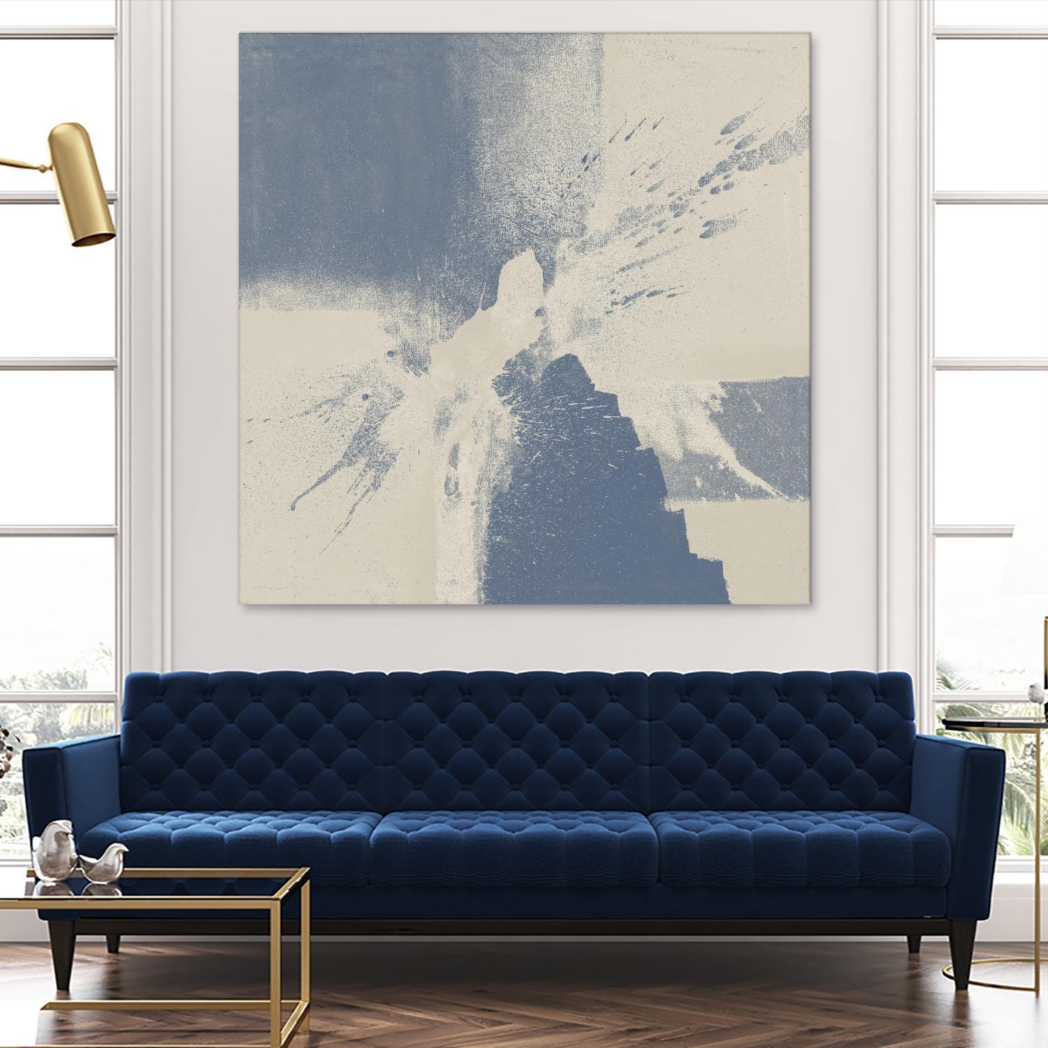 Cool Fury I by Daleno Art on GIANT ART - blue abstract abstrait
