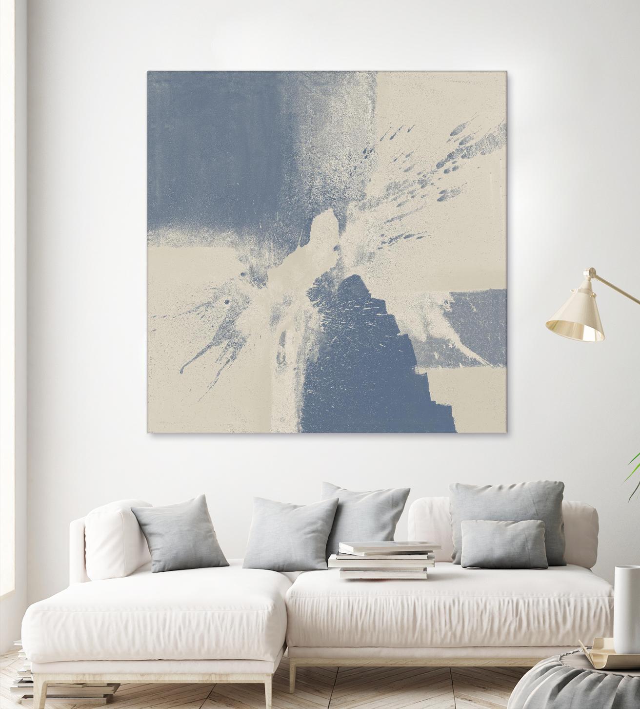 Cool Fury I by Daleno Art on GIANT ART - blue abstract abstrait