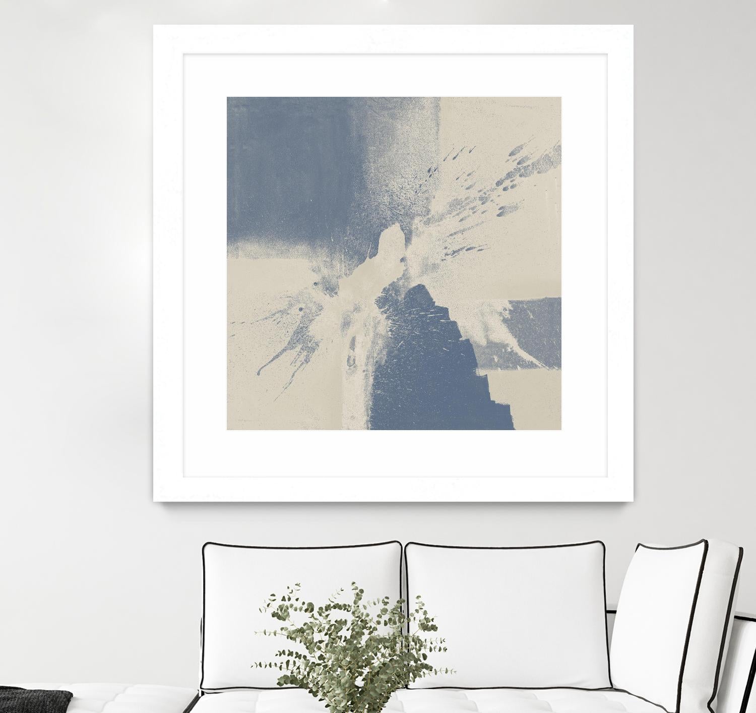 Cool Fury I by Daleno Art on GIANT ART - blue abstract abstrait