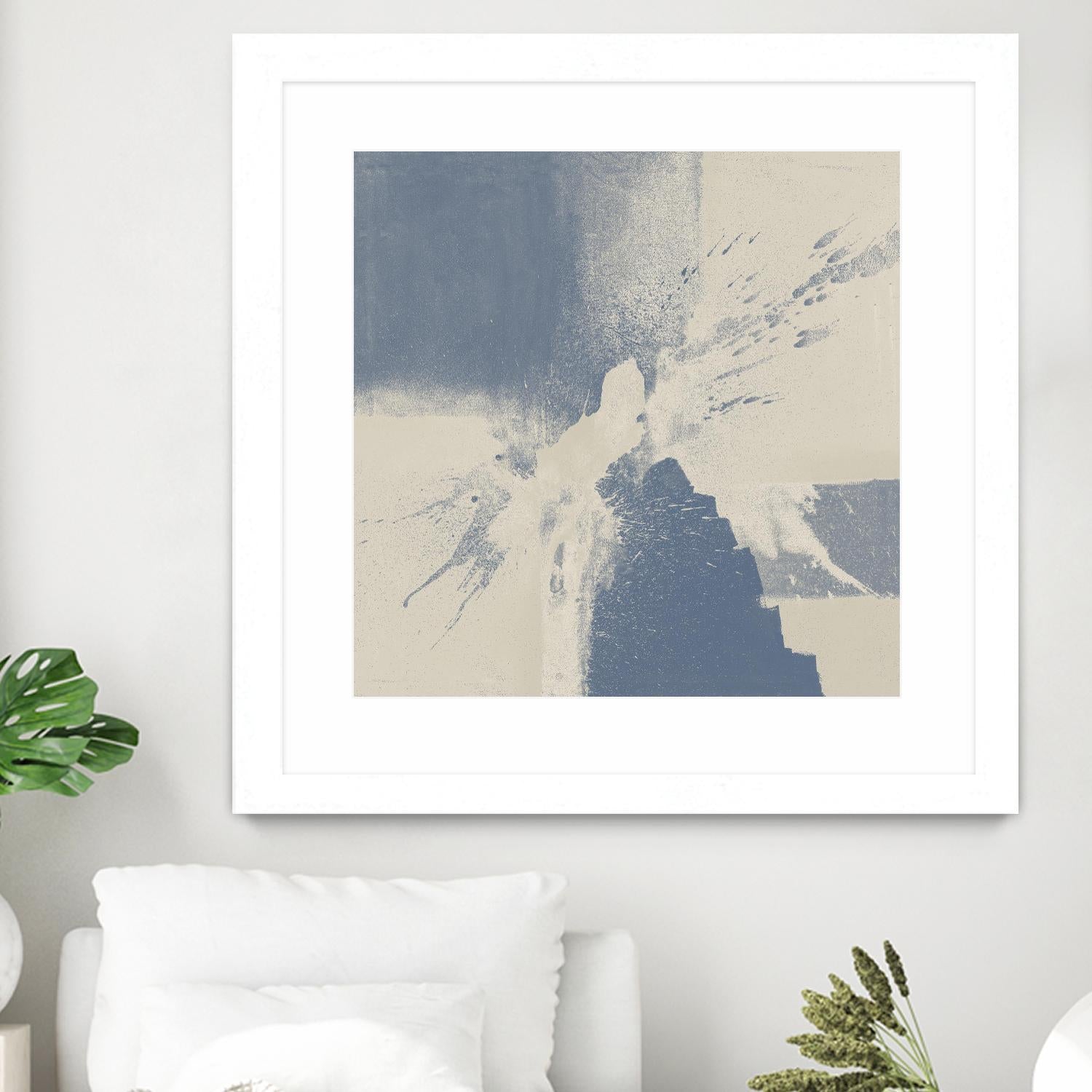 Cool Fury I by Daleno Art on GIANT ART - blue abstract abstrait