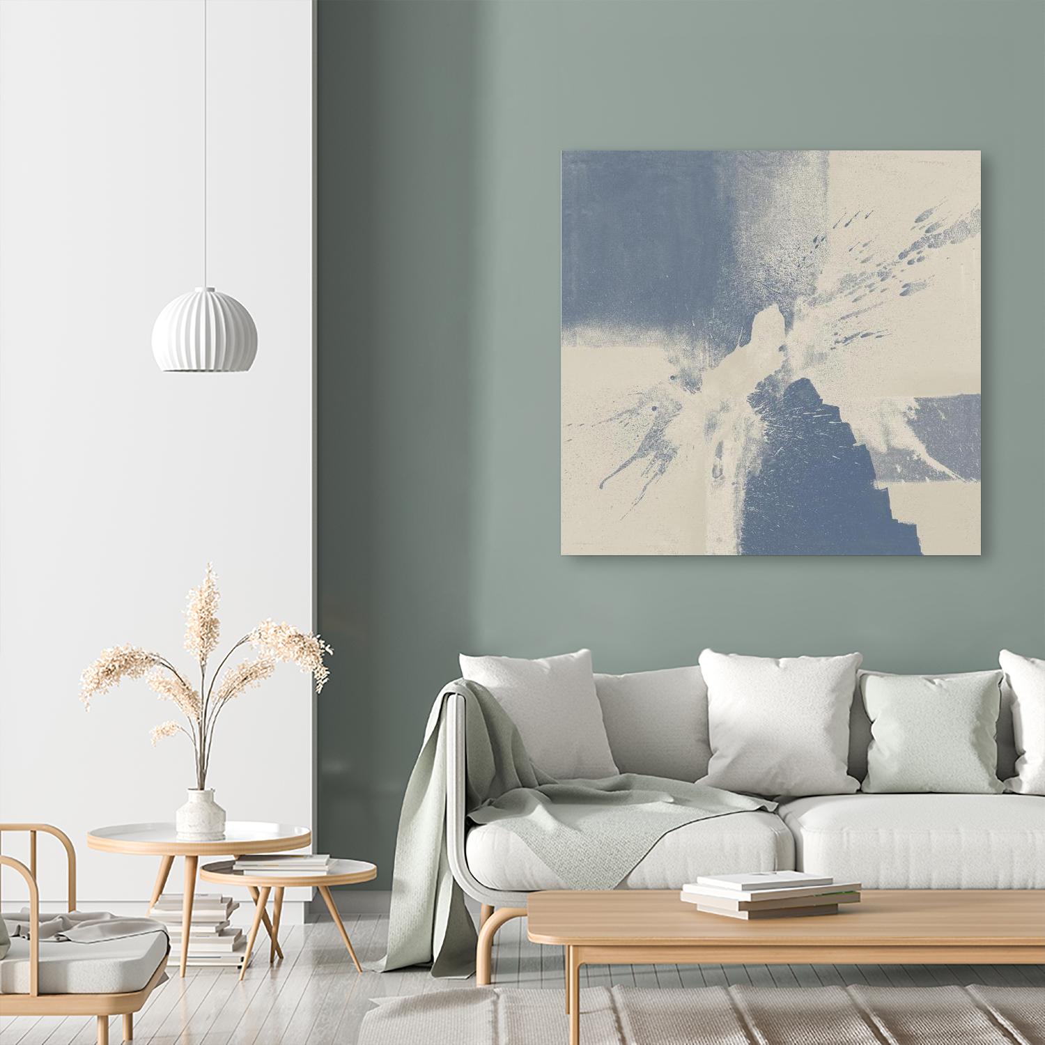 Cool Fury I by Daleno Art on GIANT ART - blue abstract abstrait