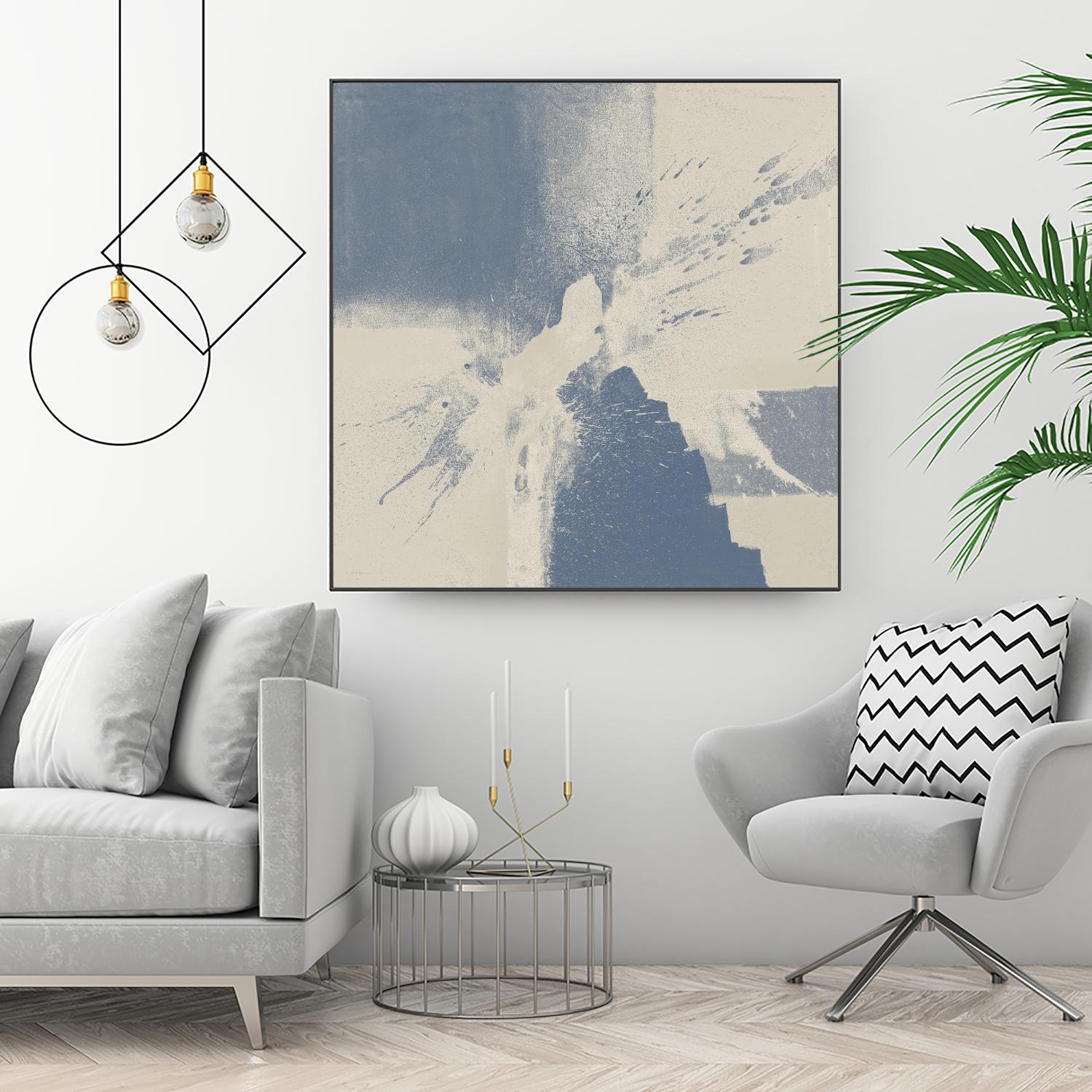 Cool Fury I by Daleno Art on GIANT ART - blue abstract abstrait