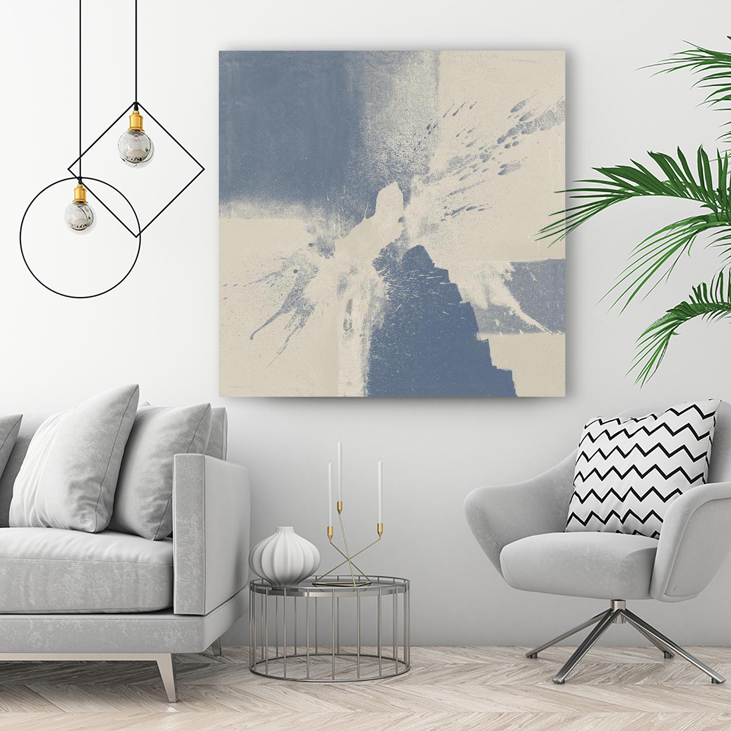 Cool Fury I by Daleno Art on GIANT ART - blue abstract abstrait