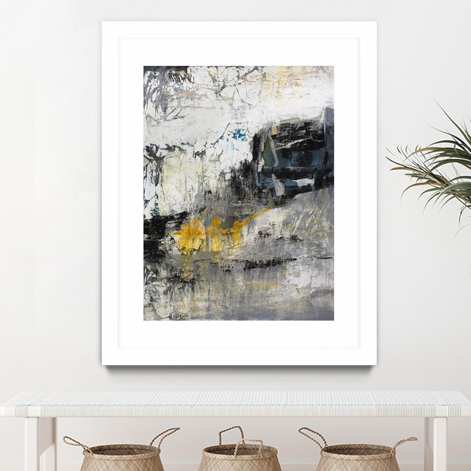 The Hike by Daleno Art on GIANT ART - blue abstract abstrait