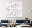 Hula I by Daleno Art on GIANT ART - red abstract abstrait