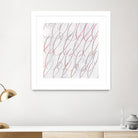 Hula I by Daleno Art on GIANT ART - red abstract abstrait