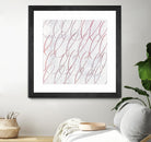 Hula I by Daleno Art on GIANT ART - red abstract abstrait