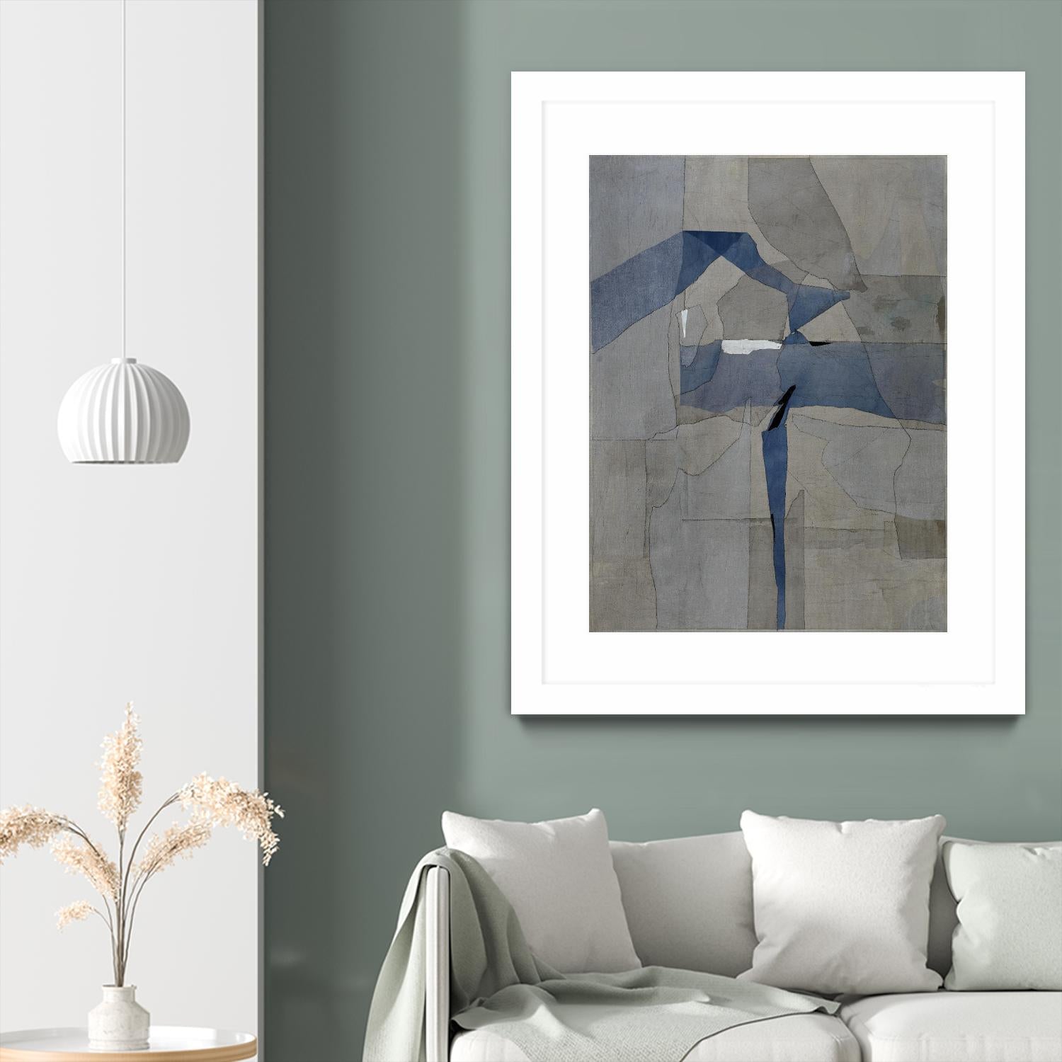 Survivor Puzzle by Daleno Art on GIANT ART - blue abstract abstrait