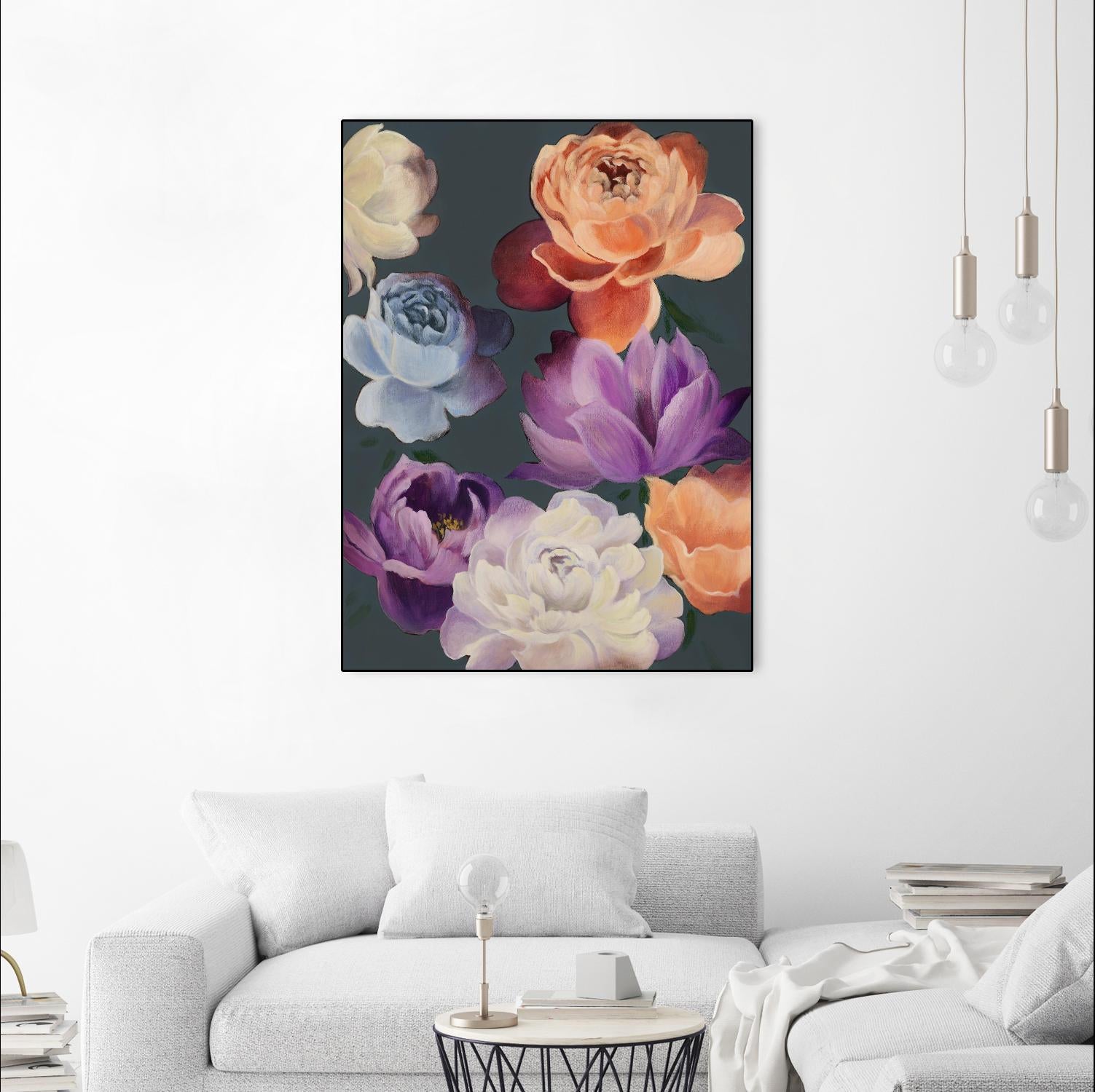 November Blooms by Daleno Art on GIANT ART - orange flowers