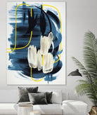 Curious Crafter II by Daleno Art on GIANT ART - blue abstract abstrait