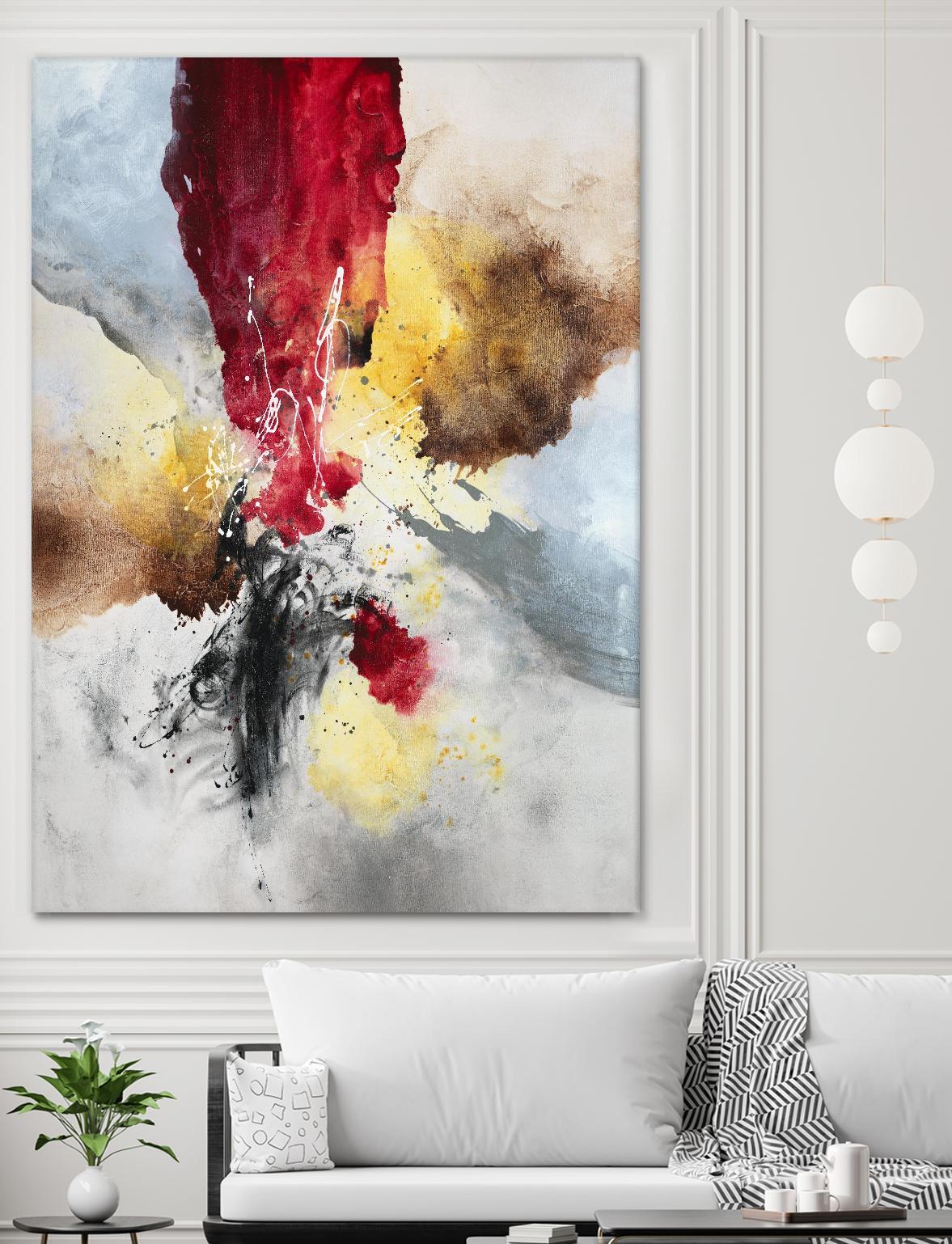 Subversion by Daleno Art on GIANT ART - red abstract abstrait