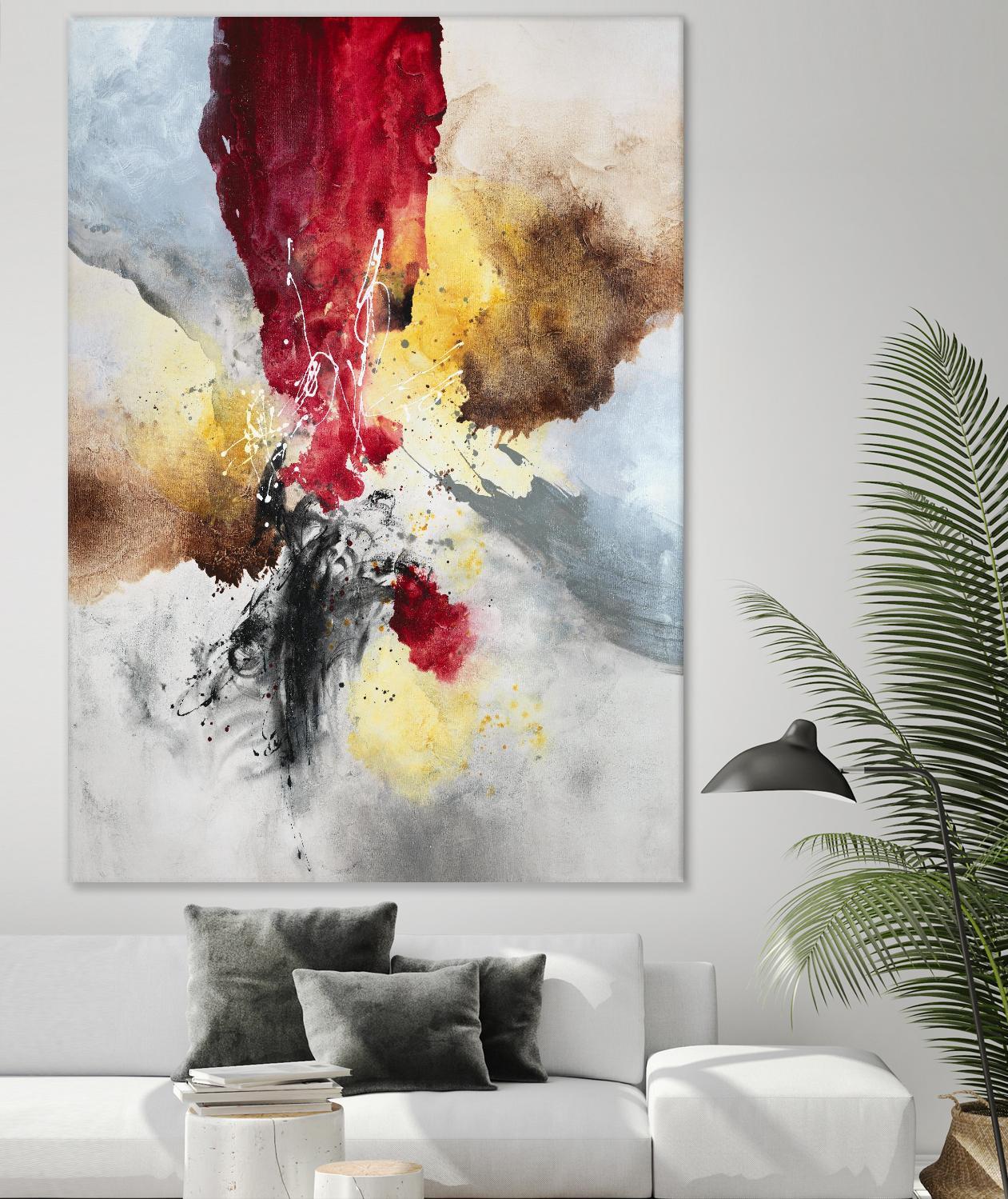 Subversion by Daleno Art on GIANT ART - red abstract abstrait