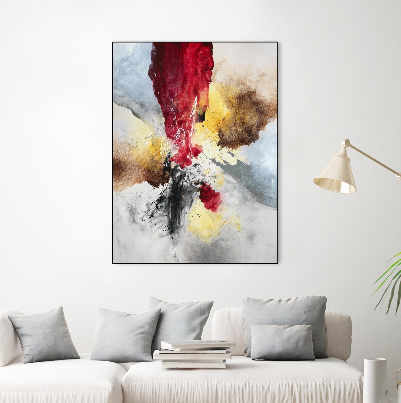 Subversion by Daleno Art on GIANT ART - red abstract abstrait