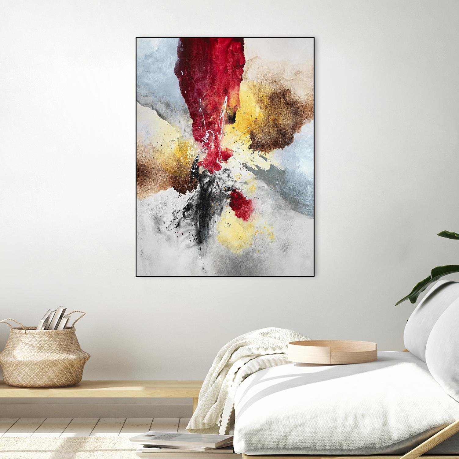 Subversion by Daleno Art on GIANT ART - red abstract abstrait