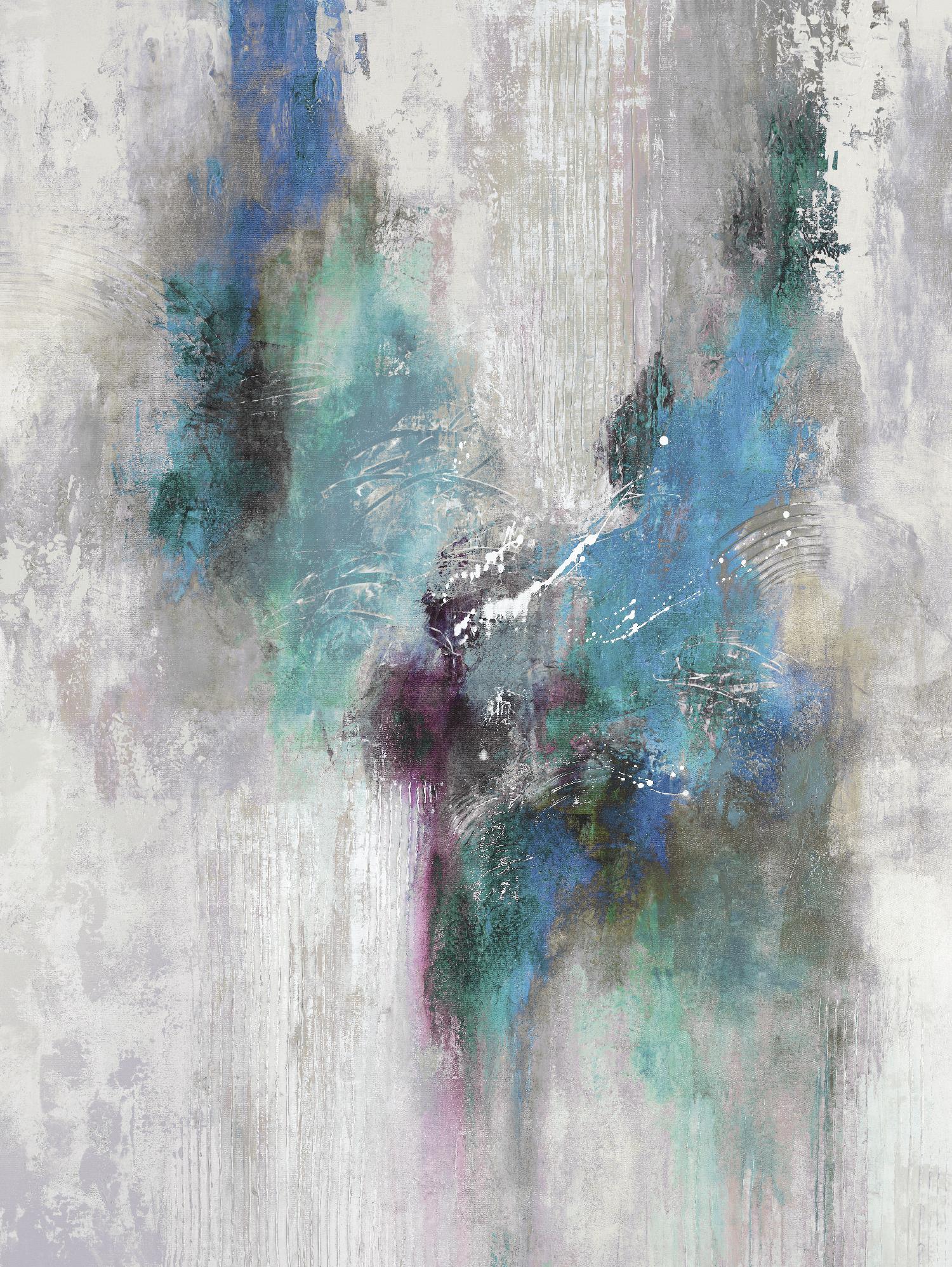 Comfy Nest II by Daleno Art on GIANT ART - blue abstract abstrait