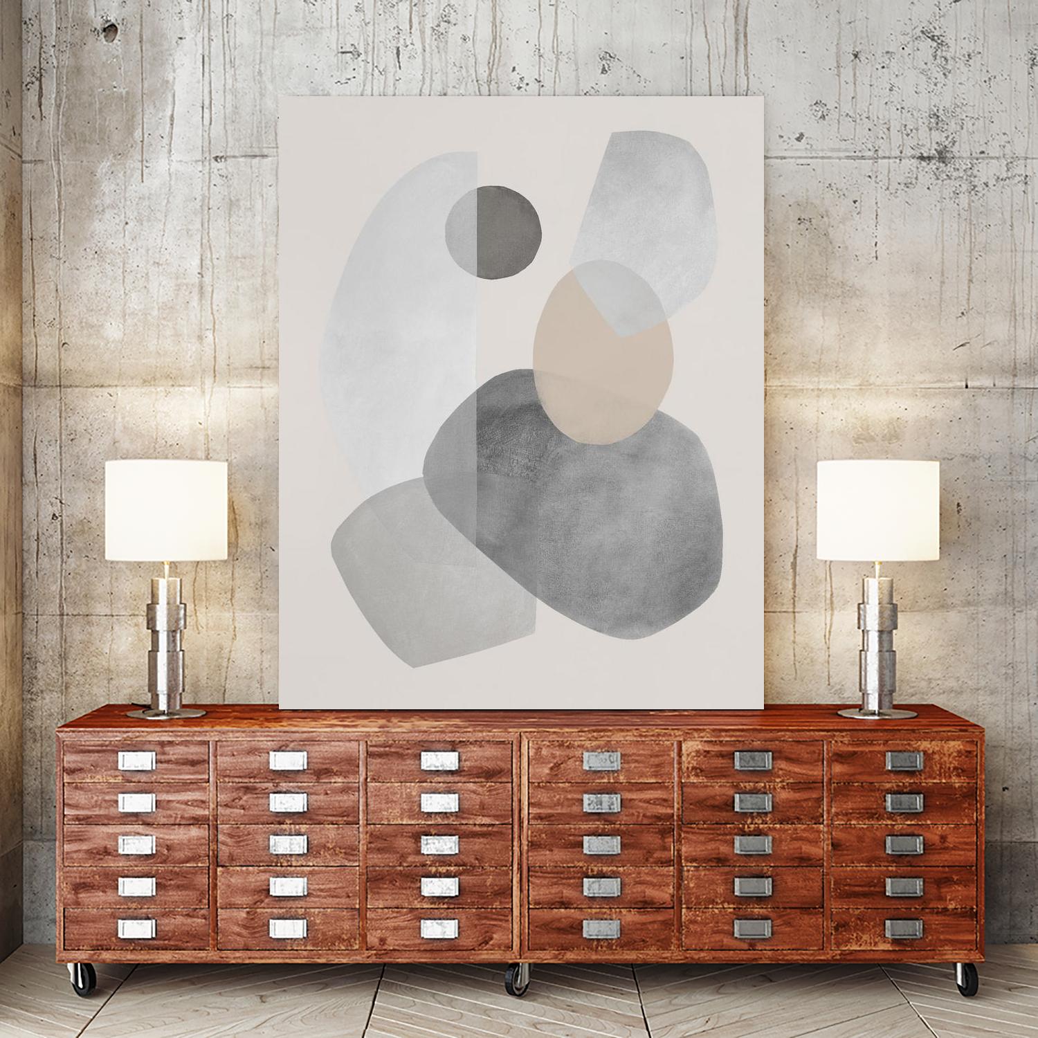 Pour Out by Daleno Art on GIANT ART - beige abstract abstract