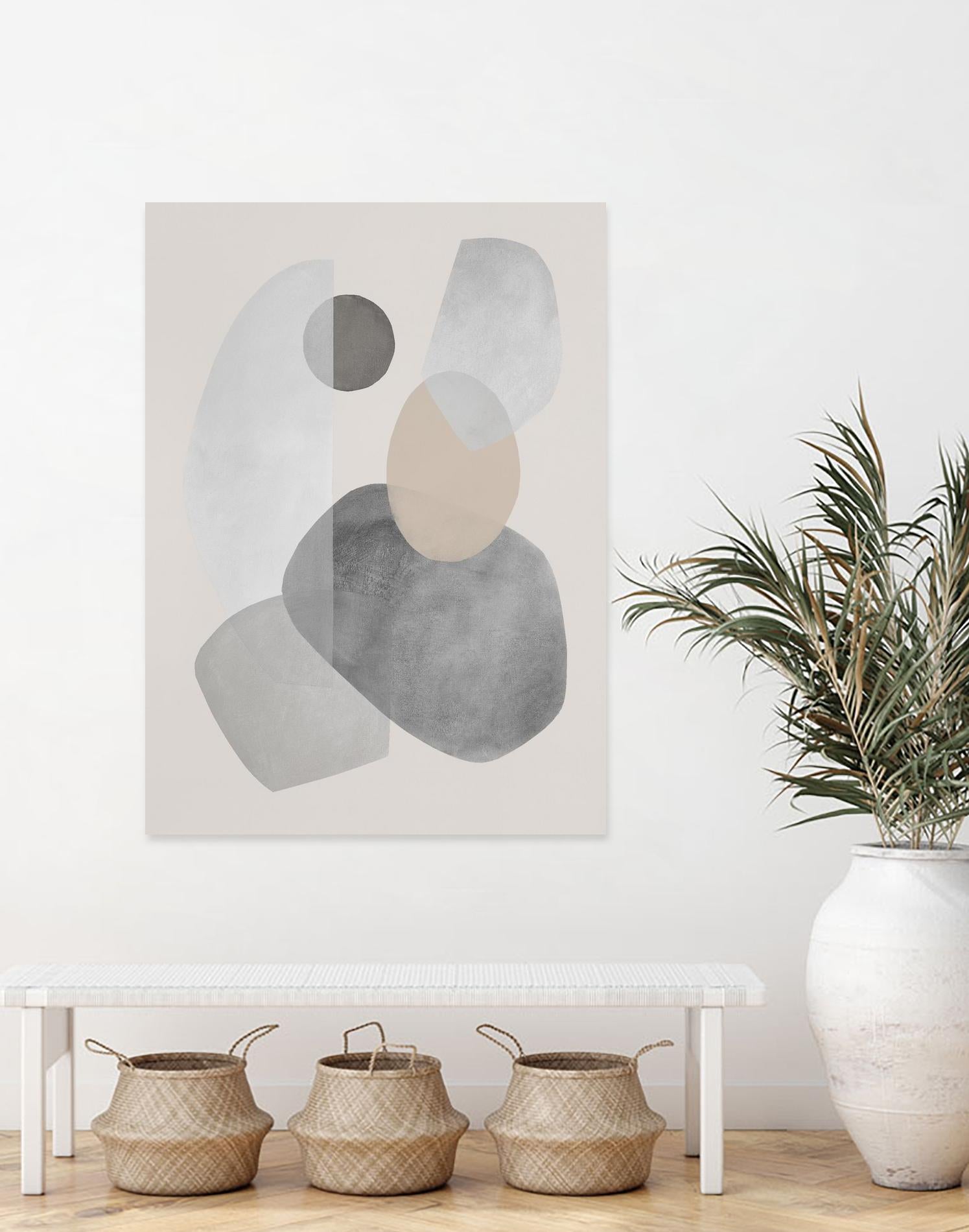 Pour Out by Daleno Art on GIANT ART - beige abstract abstract