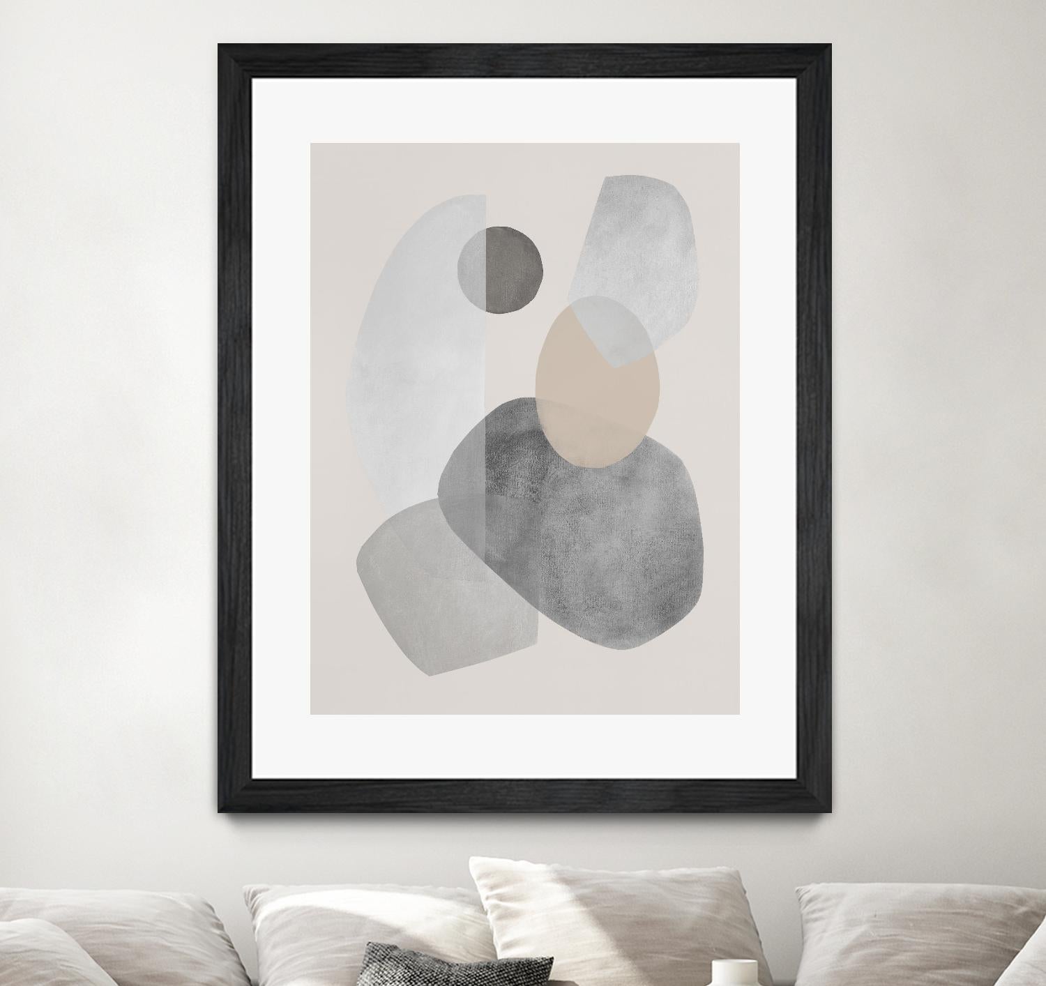 Pour Out by Daleno Art on GIANT ART - beige abstract abstract