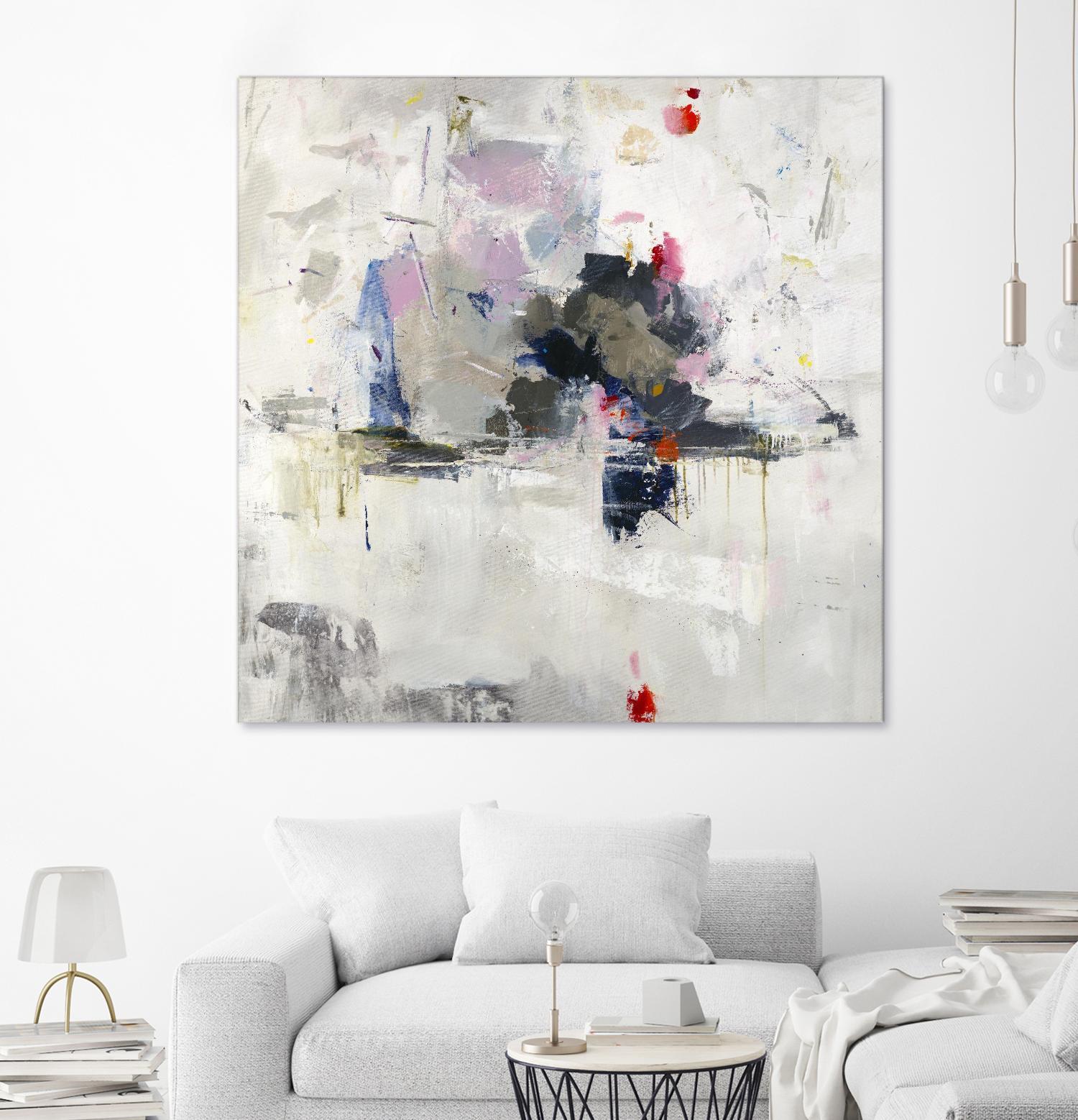 Glacial Mass by Daleno Art on GIANT ART - red abstract abstrait