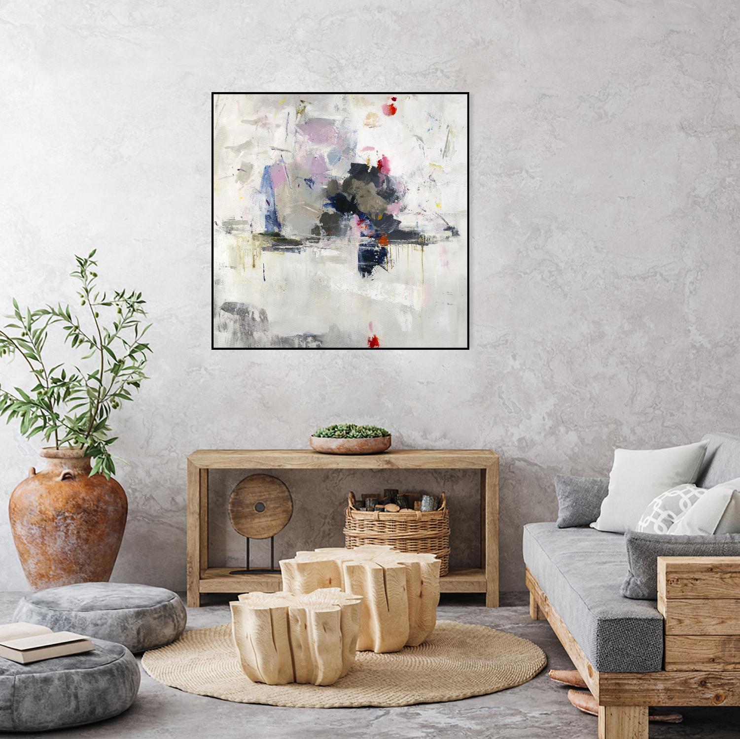 Glacial Mass by Daleno Art on GIANT ART - red abstract abstrait