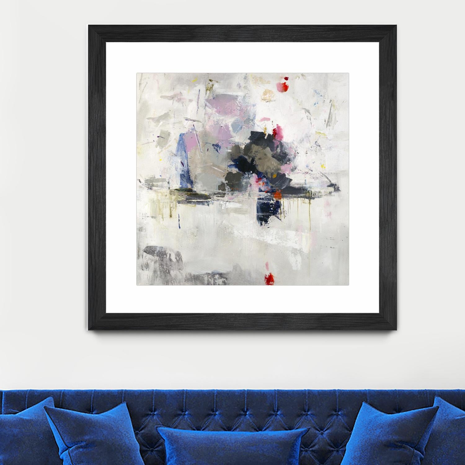 Glacial Mass by Daleno Art on GIANT ART - red abstract abstrait