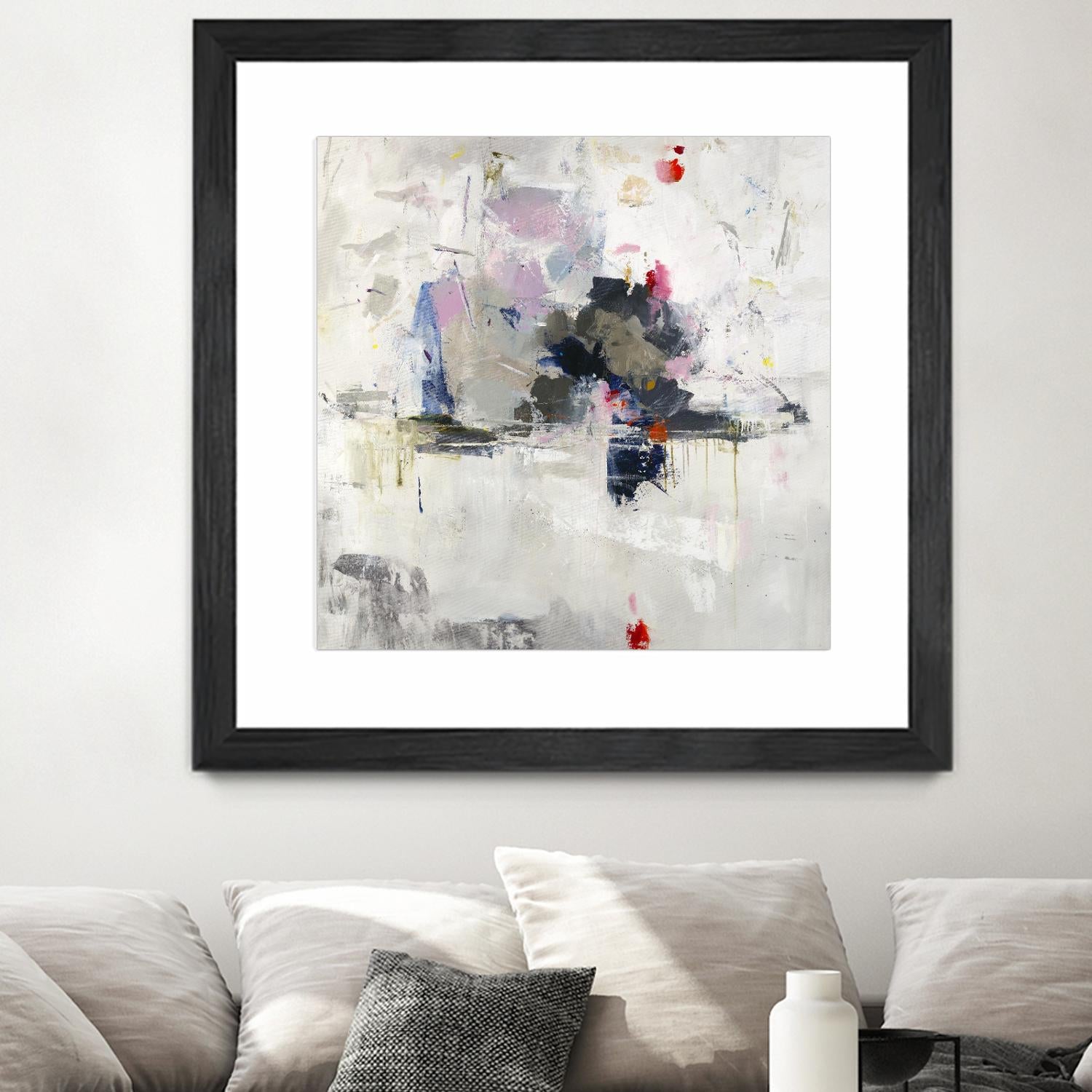 Glacial Mass by Daleno Art on GIANT ART - red abstract abstrait