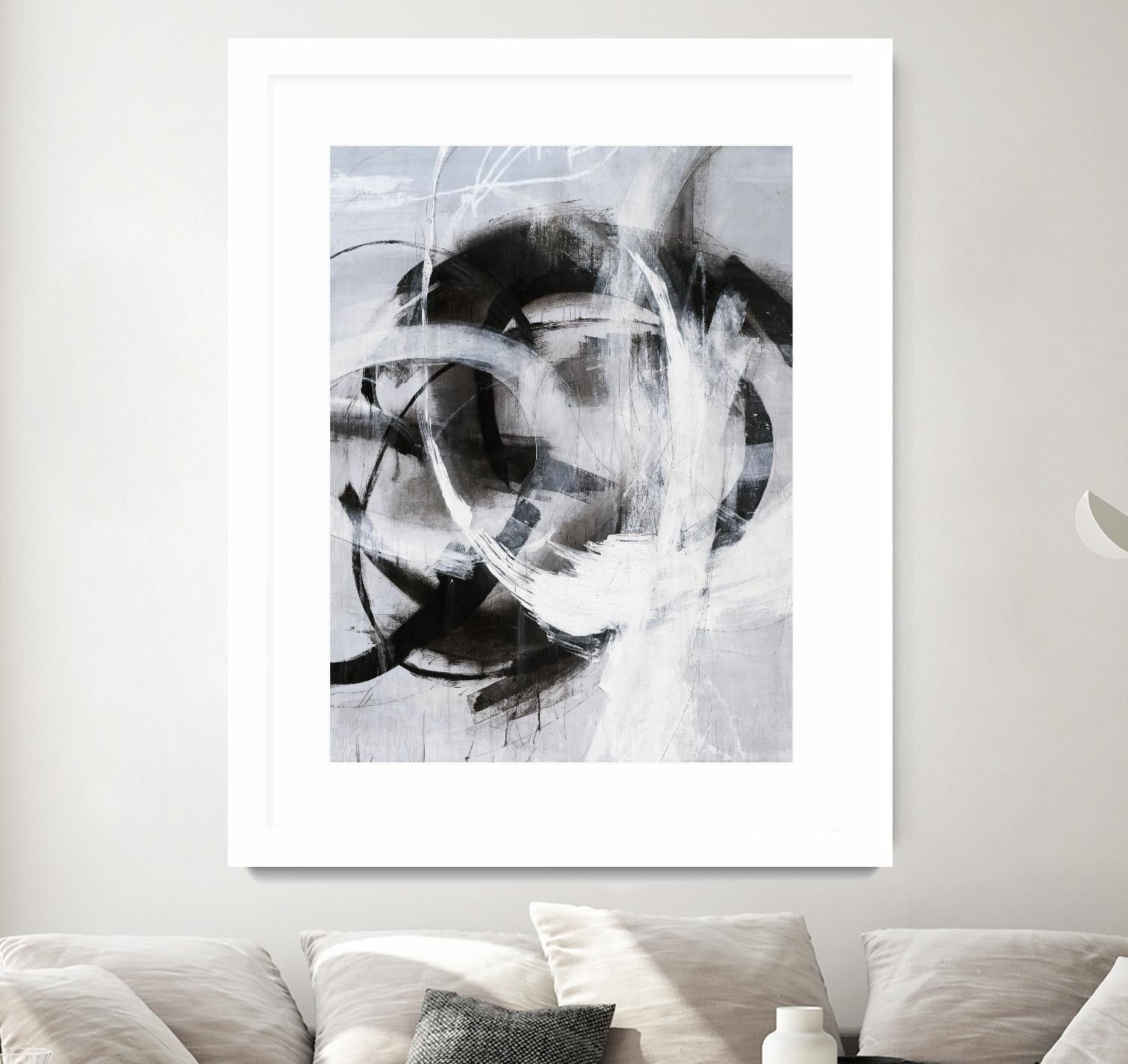 No Turning Radius by Daleno Art on GIANT ART - white abstract