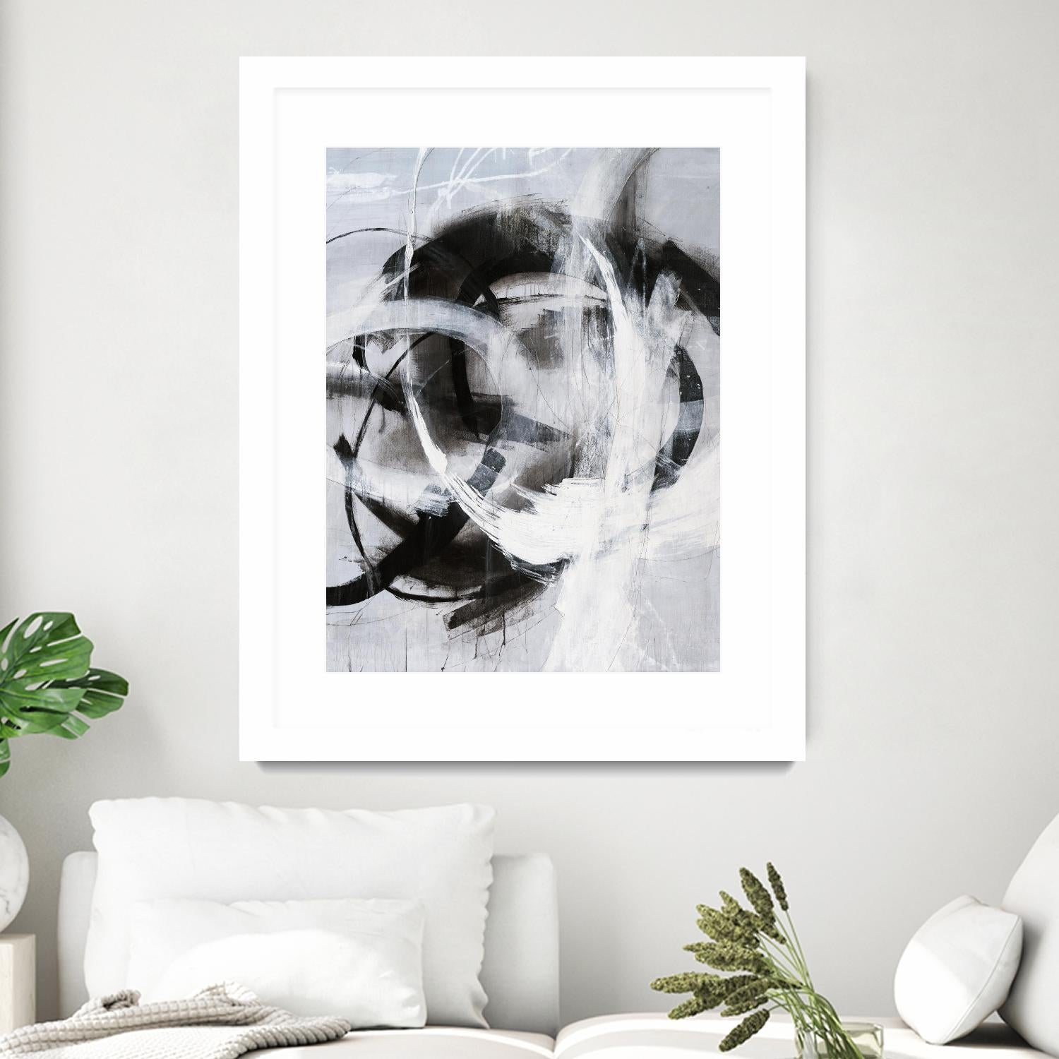 No Turning Radius by Daleno Art on GIANT ART - white abstract