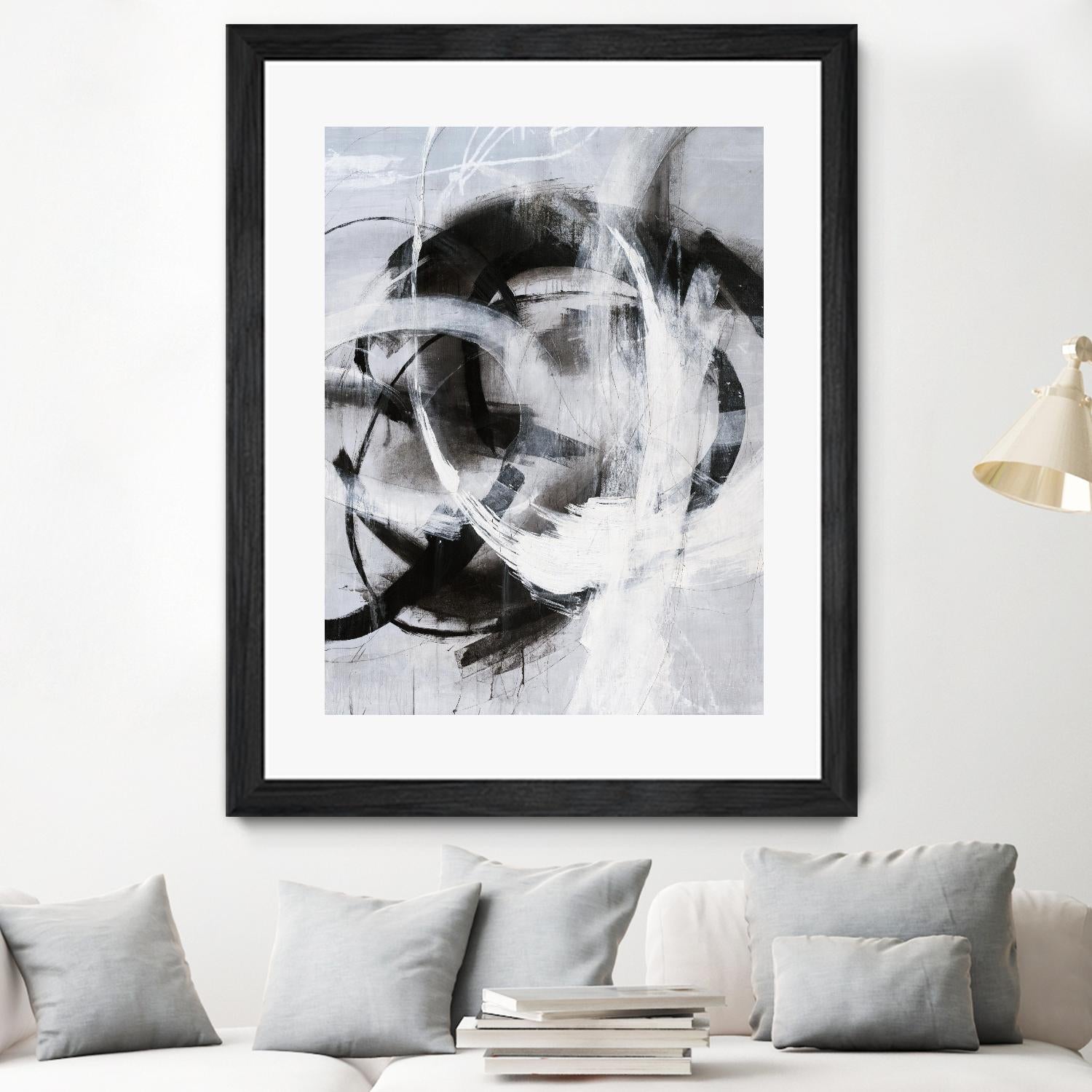 No Turning Radius by Daleno Art on GIANT ART - white abstract