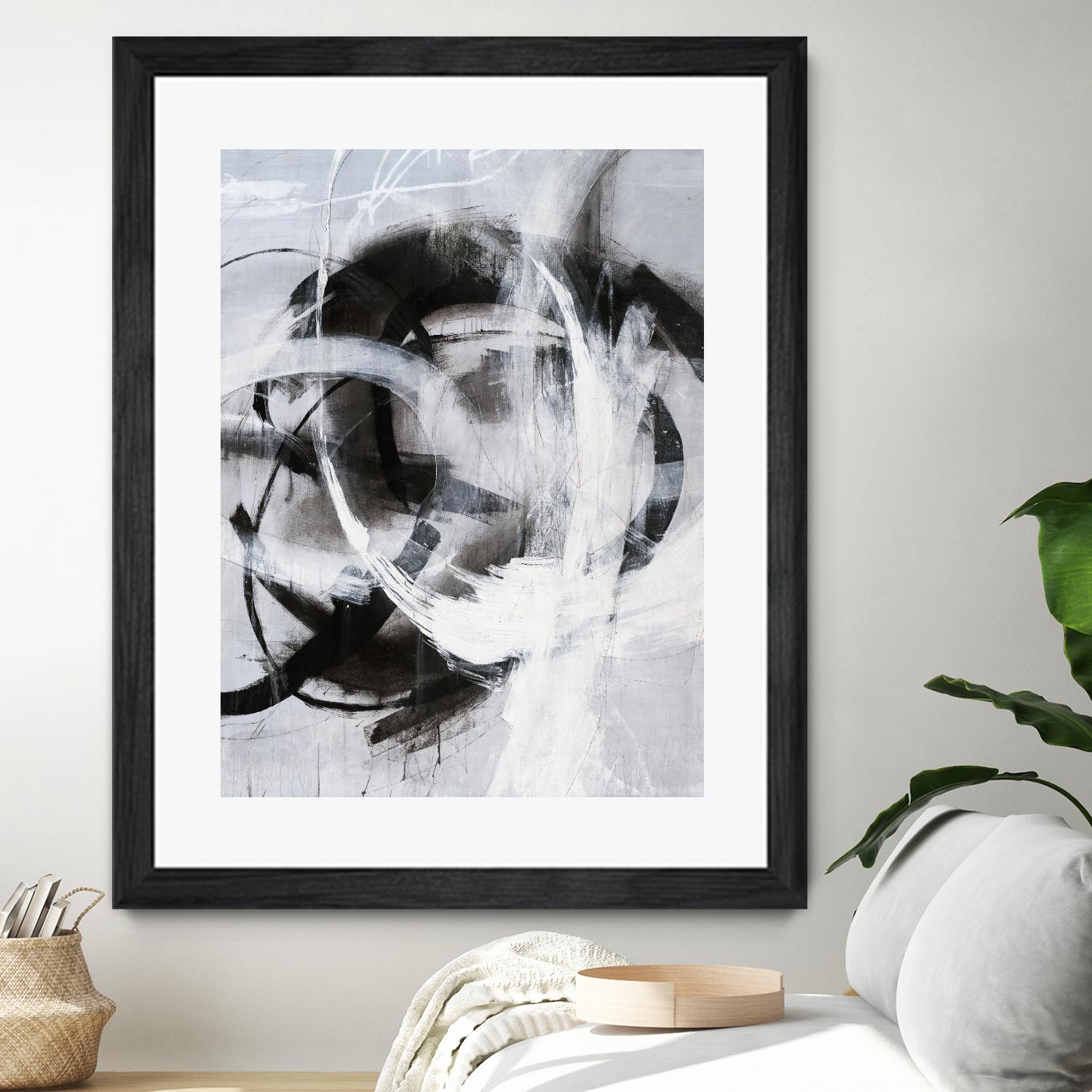 No Turning Radius by Daleno Art on GIANT ART - white abstract